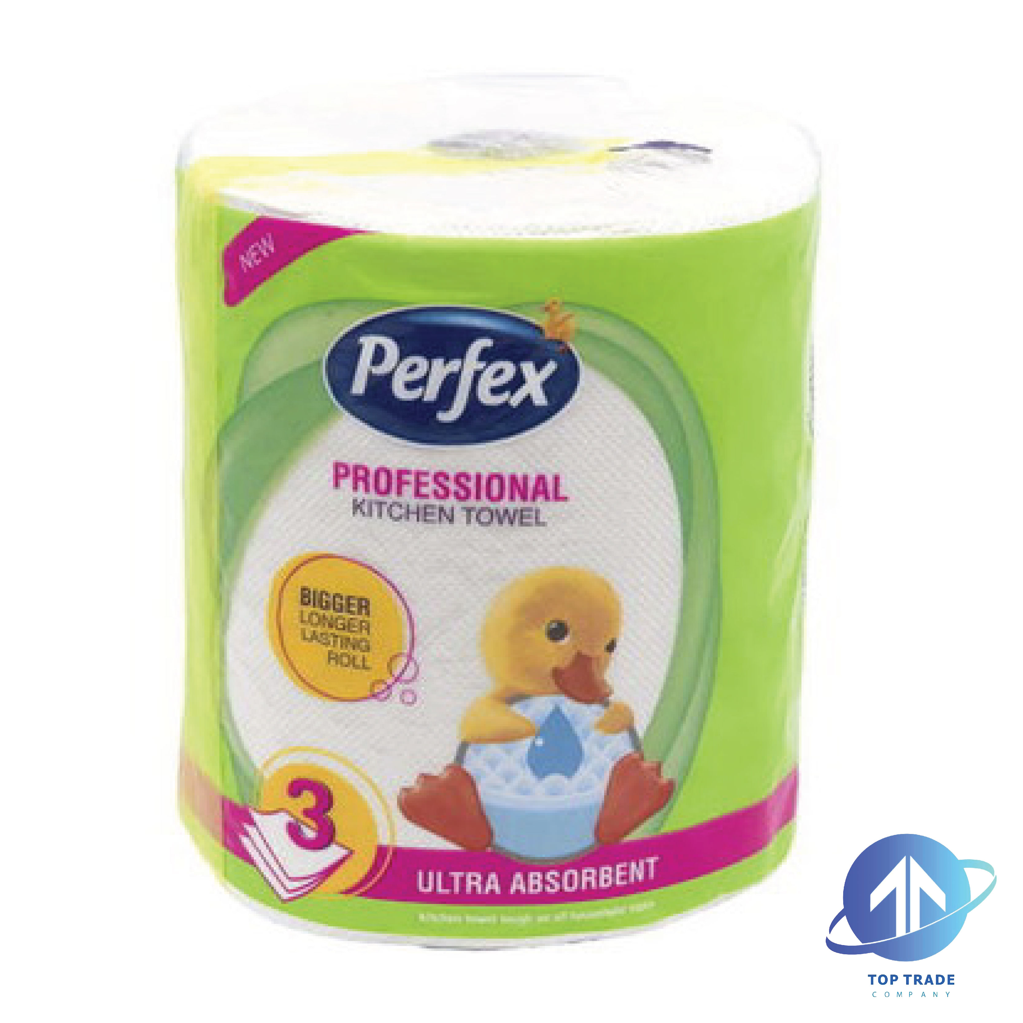 Perfex kitchen rolls 1 roll 3 layers Professional labelled