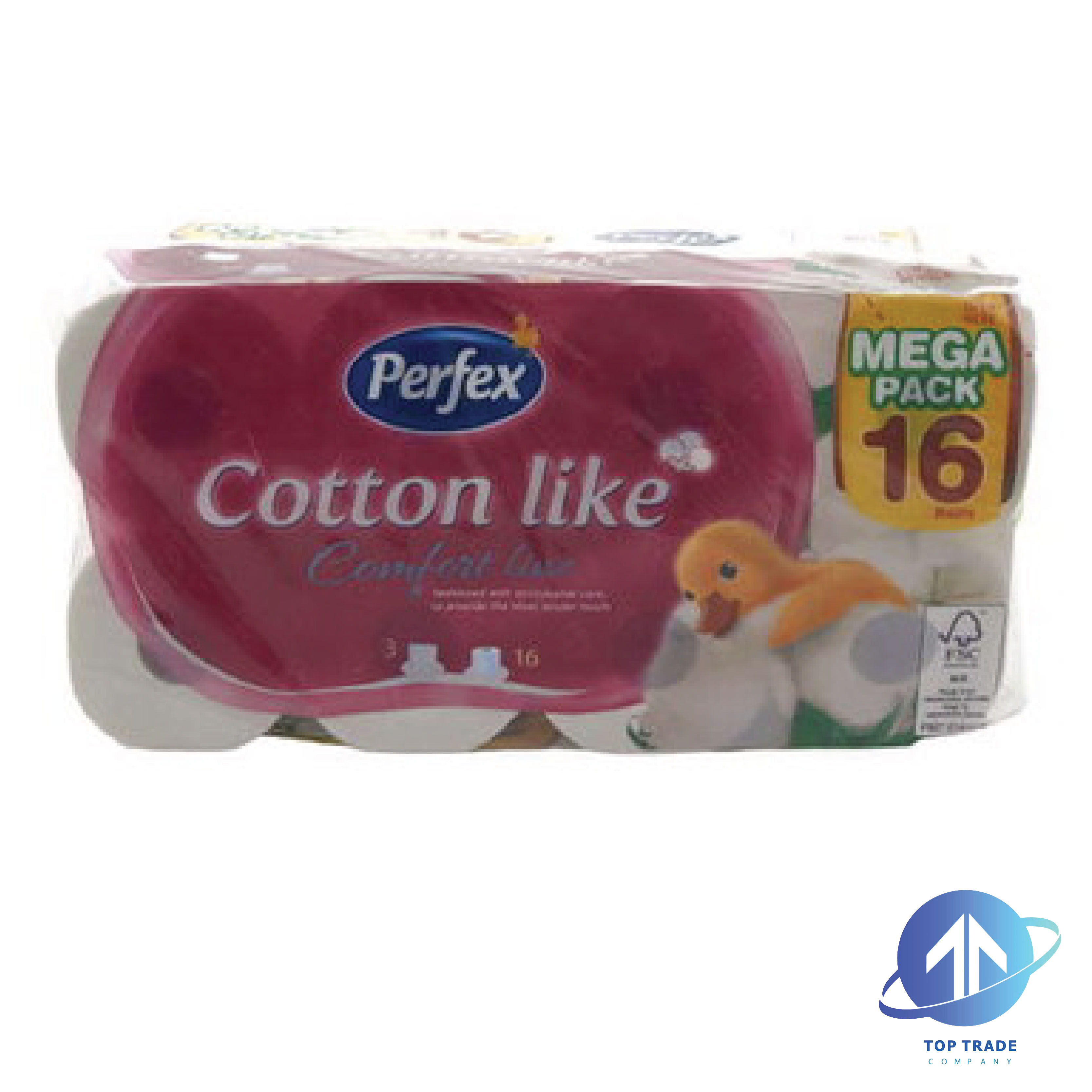 Perfex toilet paper 16 rolls 3 layers comfort line