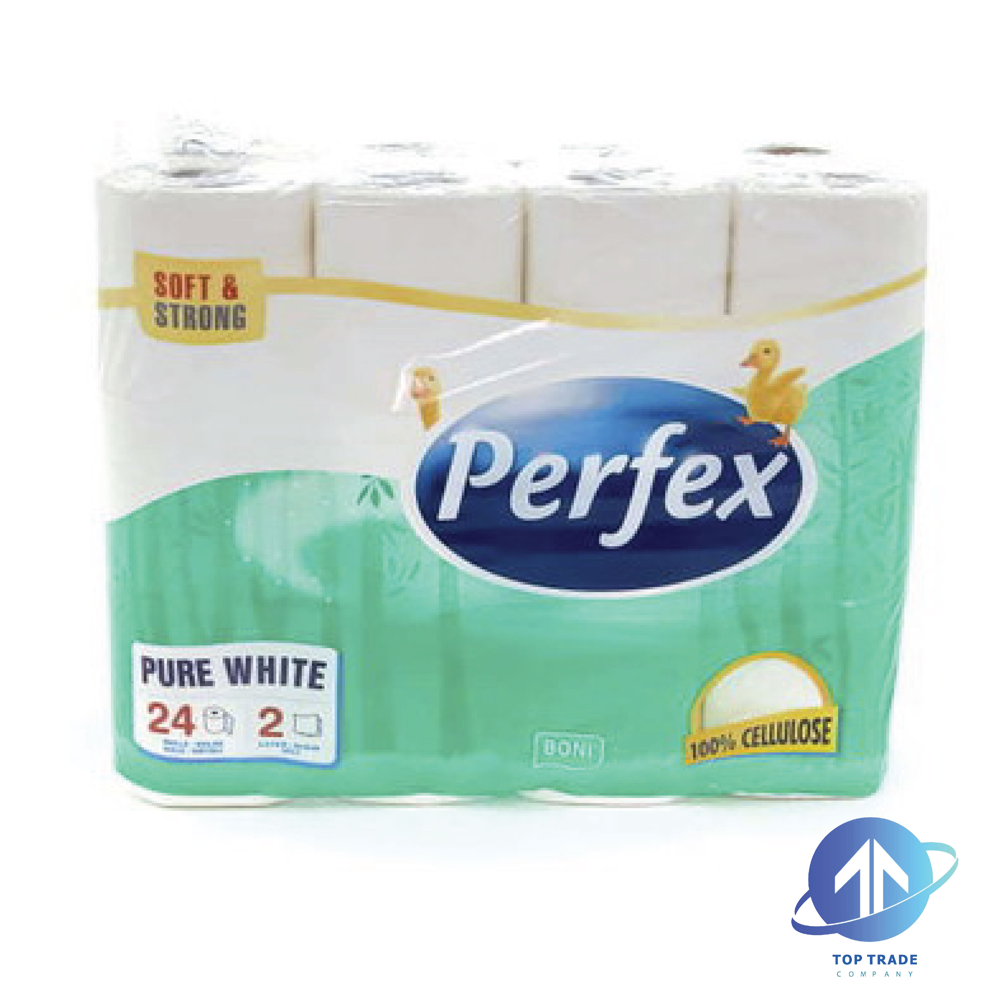 Perfex toilet paper 24 rolls 2 layers Soft & Strong