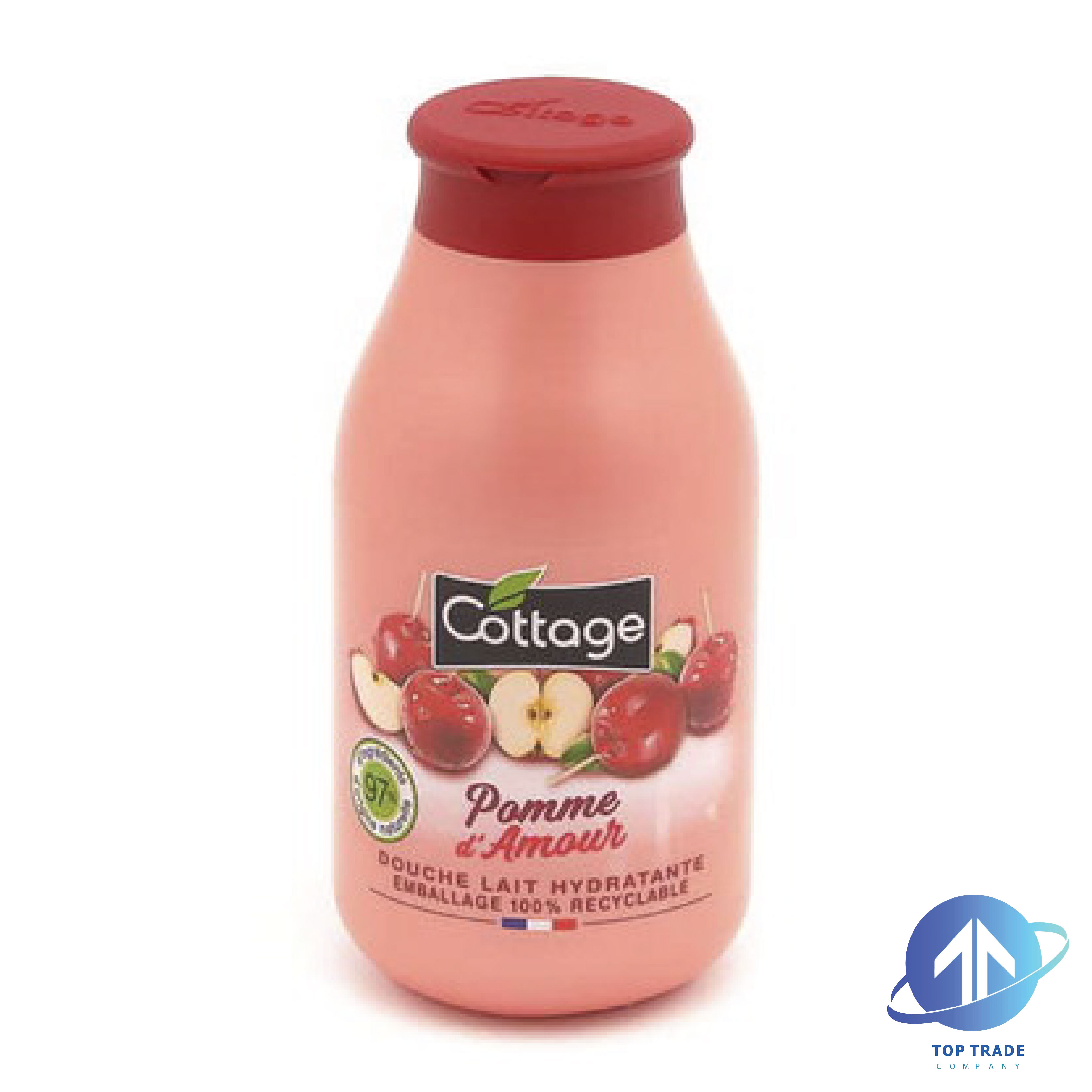 Cottage shower milk Candy Apple Arabic label 250ml