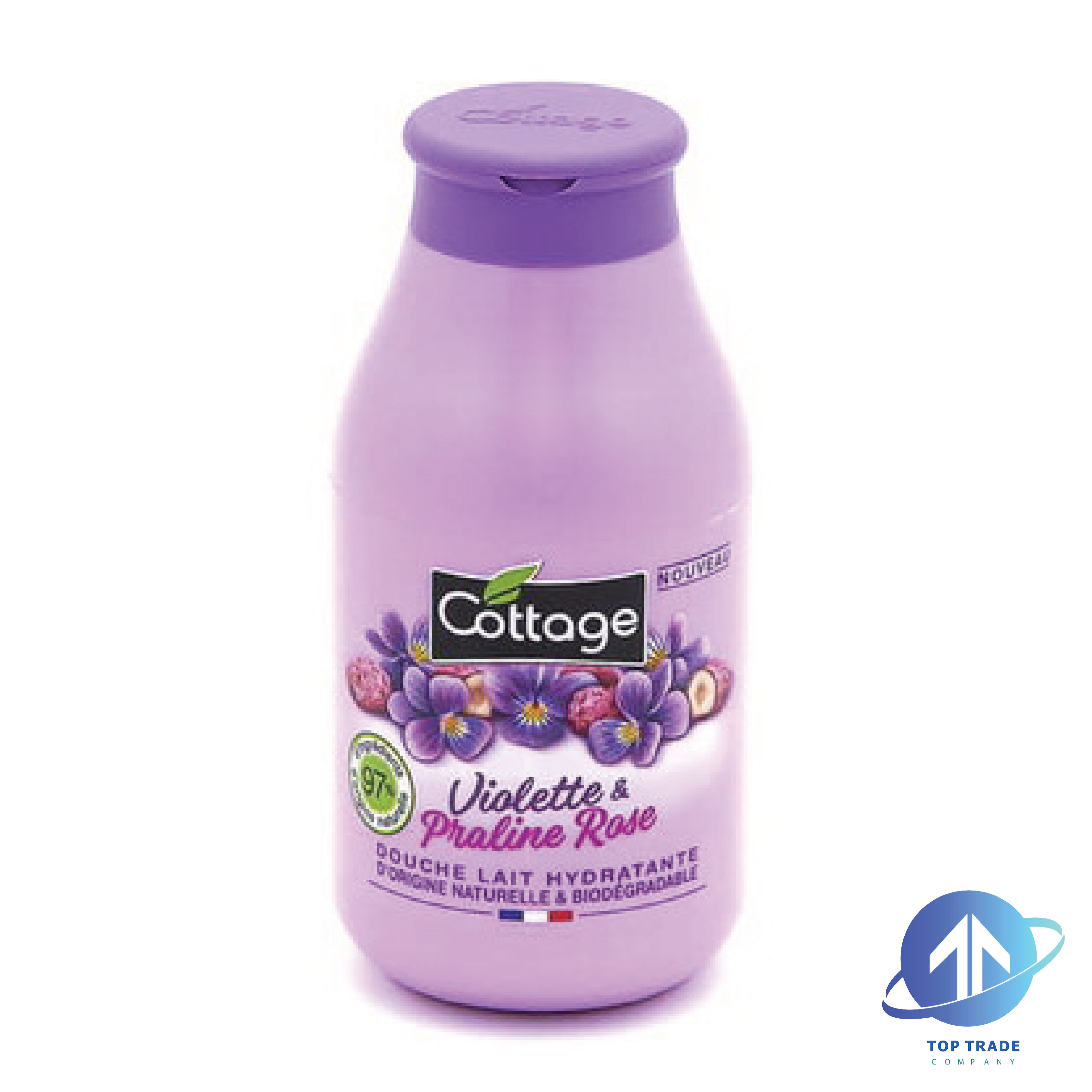 Cottage shower milk Violet & Pink Praline 250ml