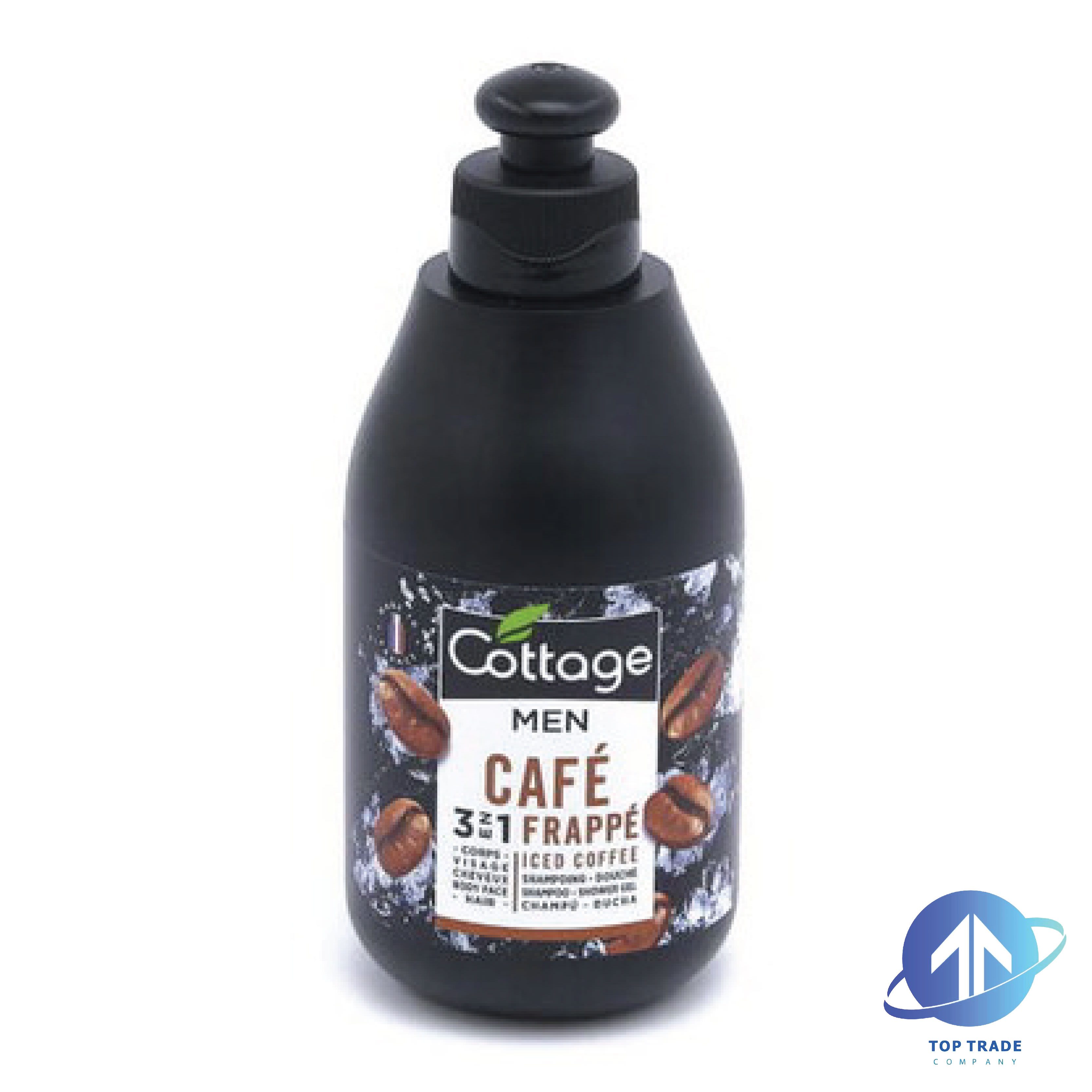Cottage 3 in 1 shower gel and shampoo men Iced Coffee 250ml 