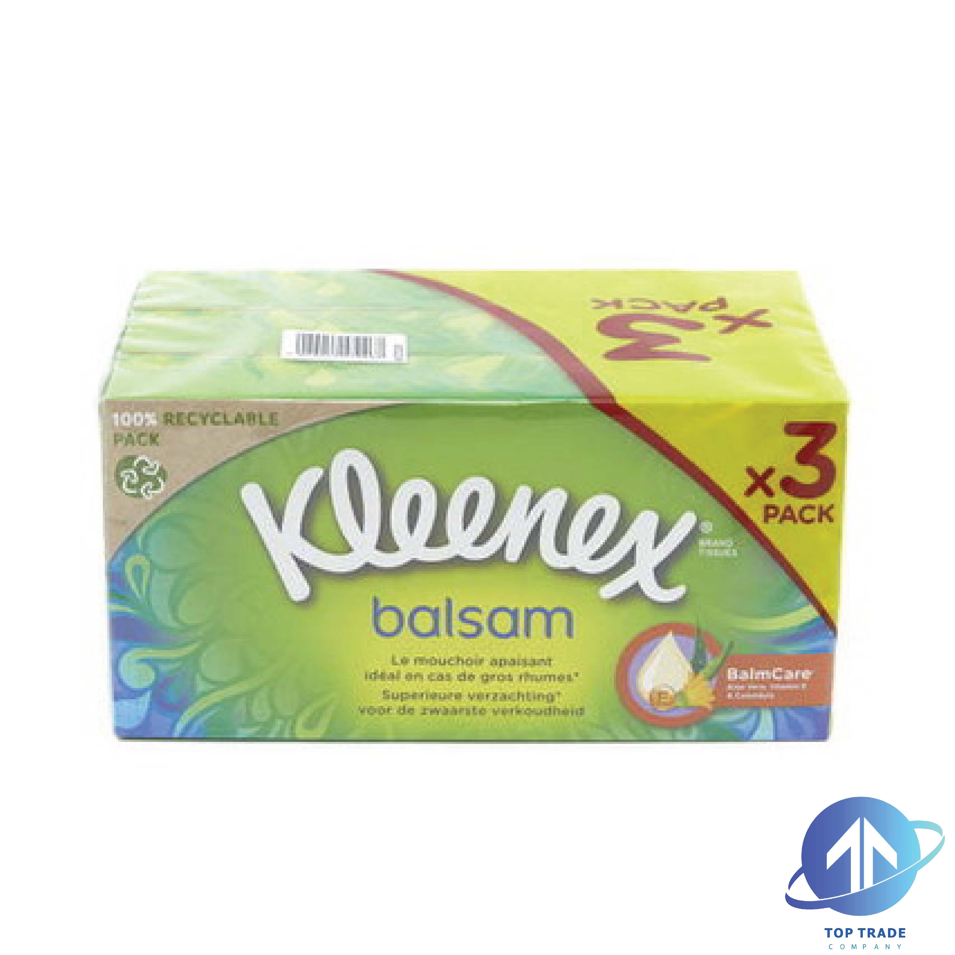 Kleenex Balsam tissues 64 pieces (3-pack) unit price