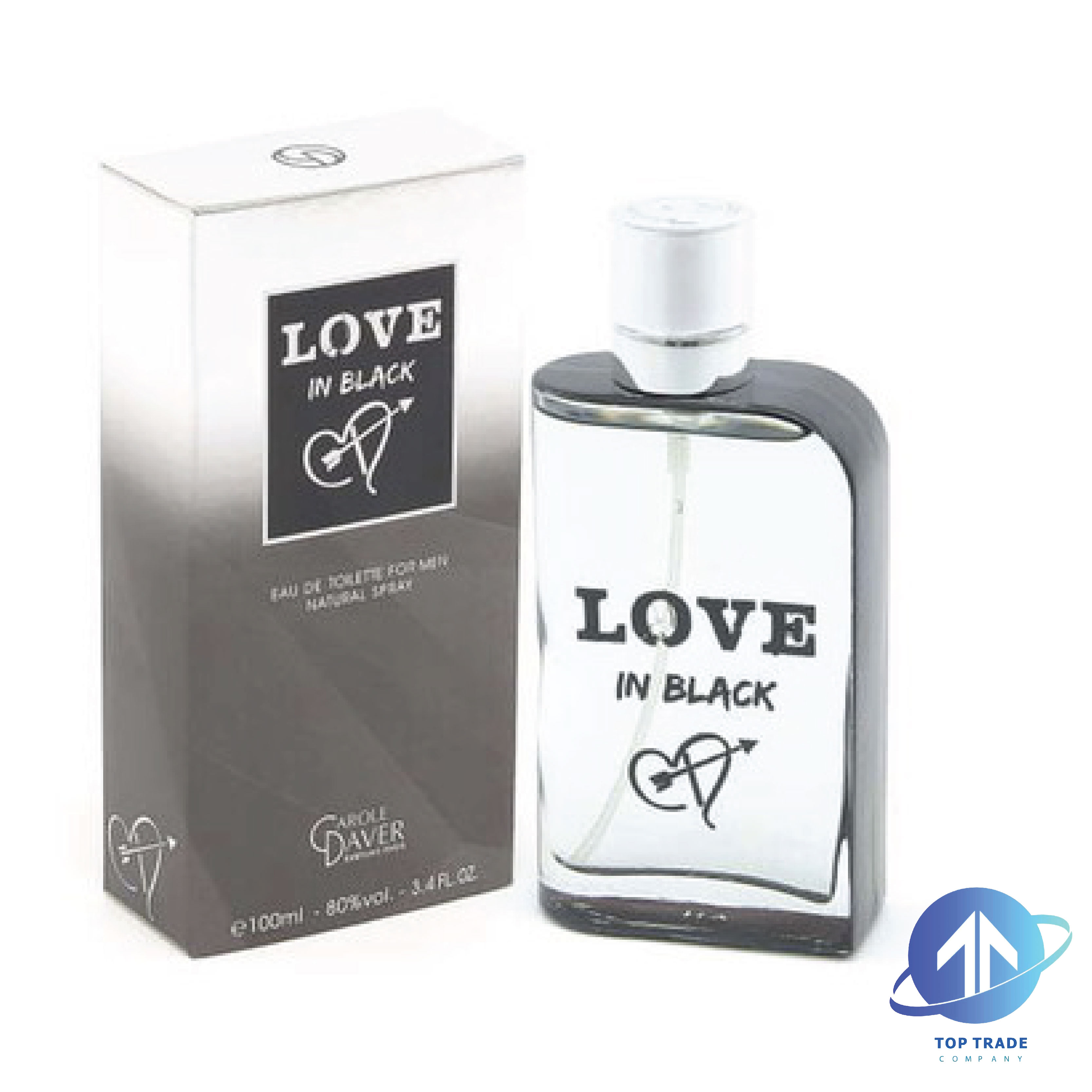 Carole Daver Parfums Paris Men - Love in Black Edition - Collection Love 100ml