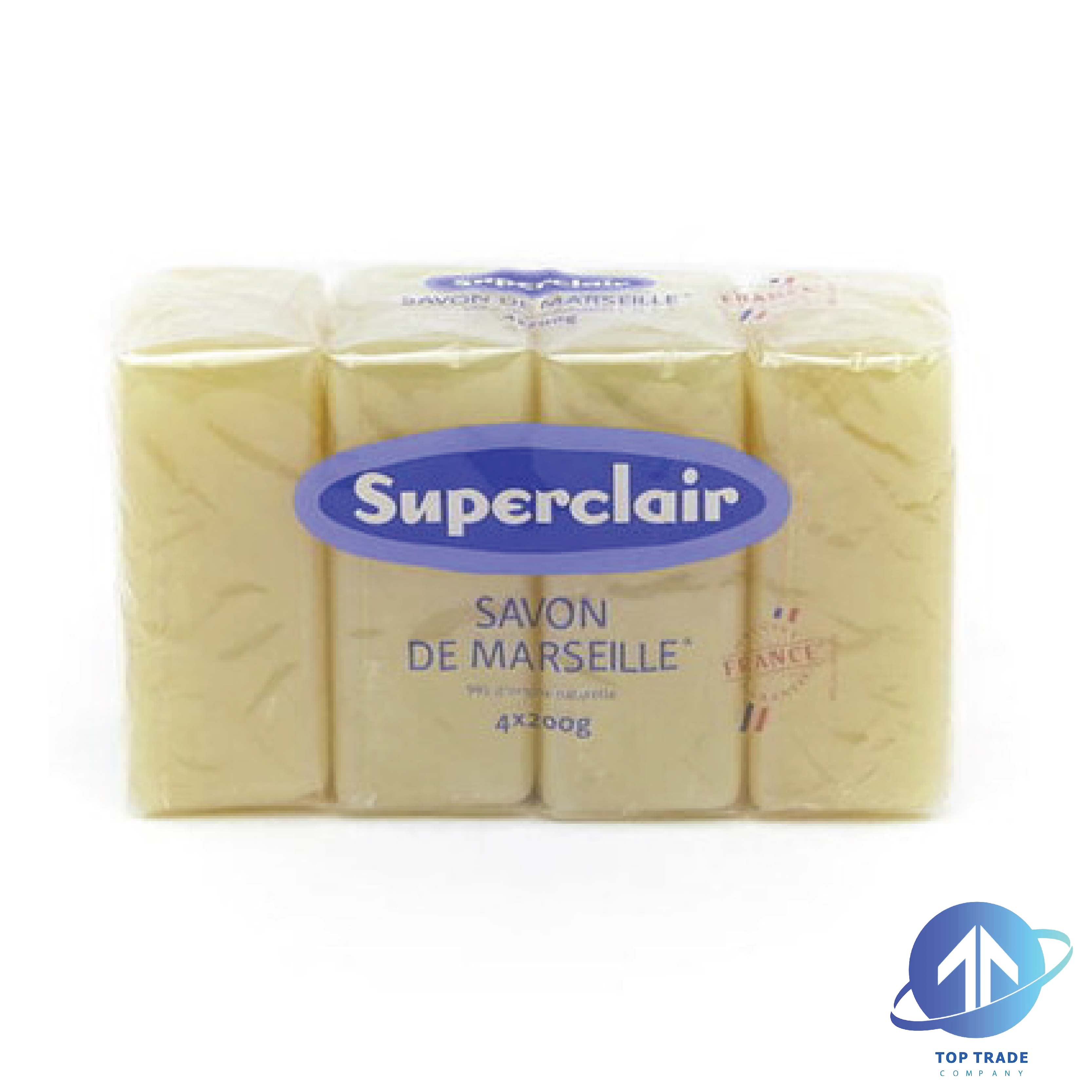Superclair Marseille soap Glycerine 4x200gr