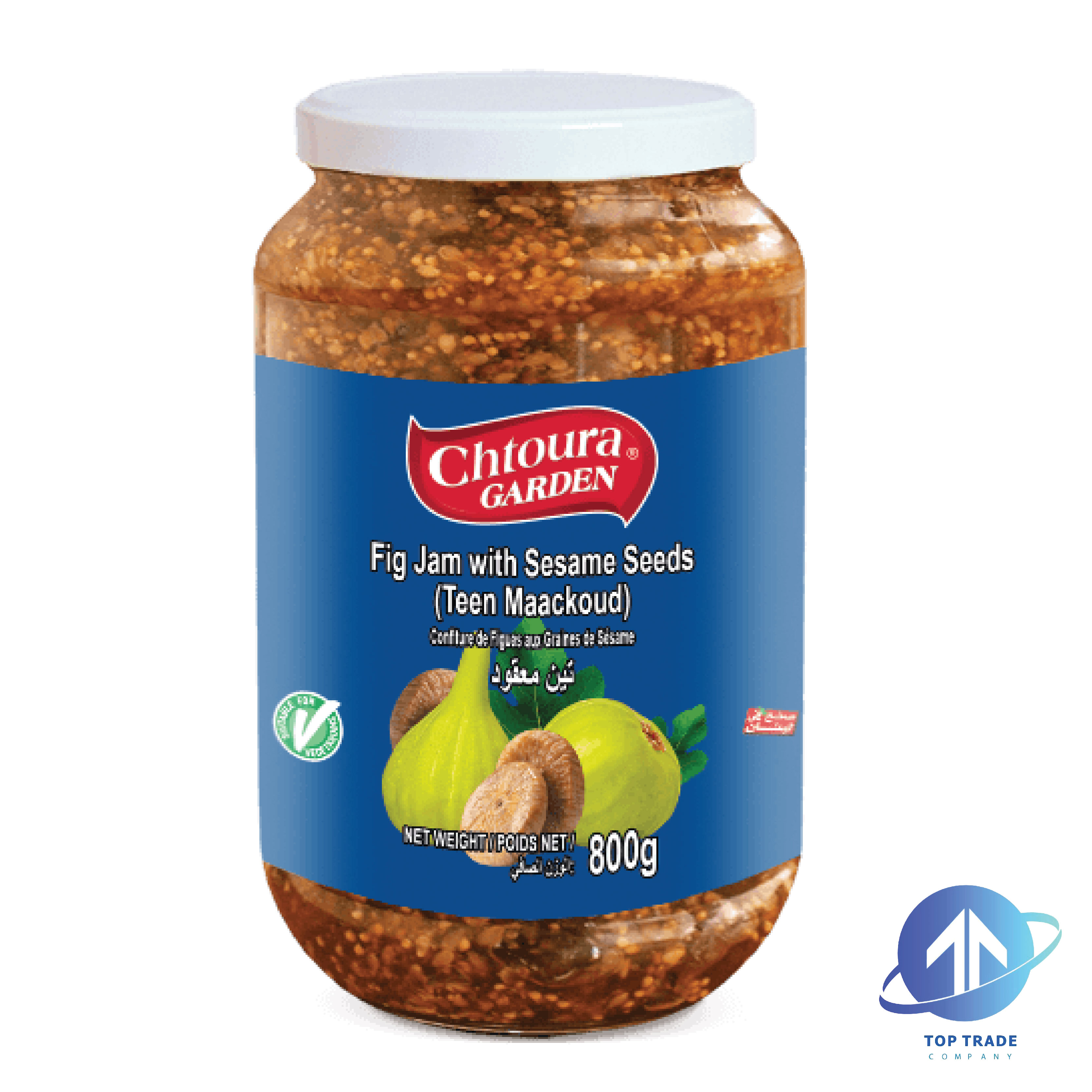 Chtoura garden Fig Jam with Sesame Seeds 800gr