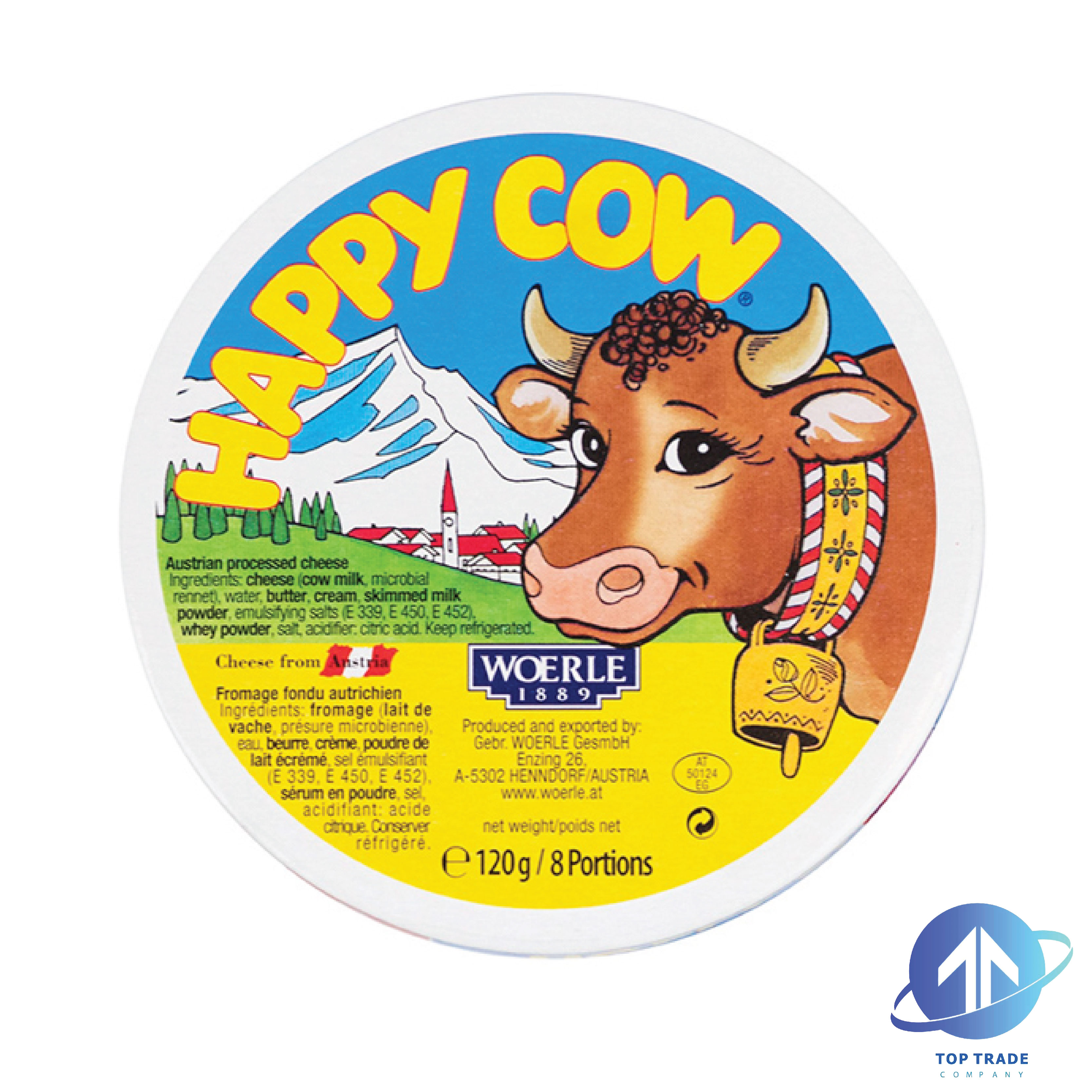 Happy Cow Processed Cheese 120gr