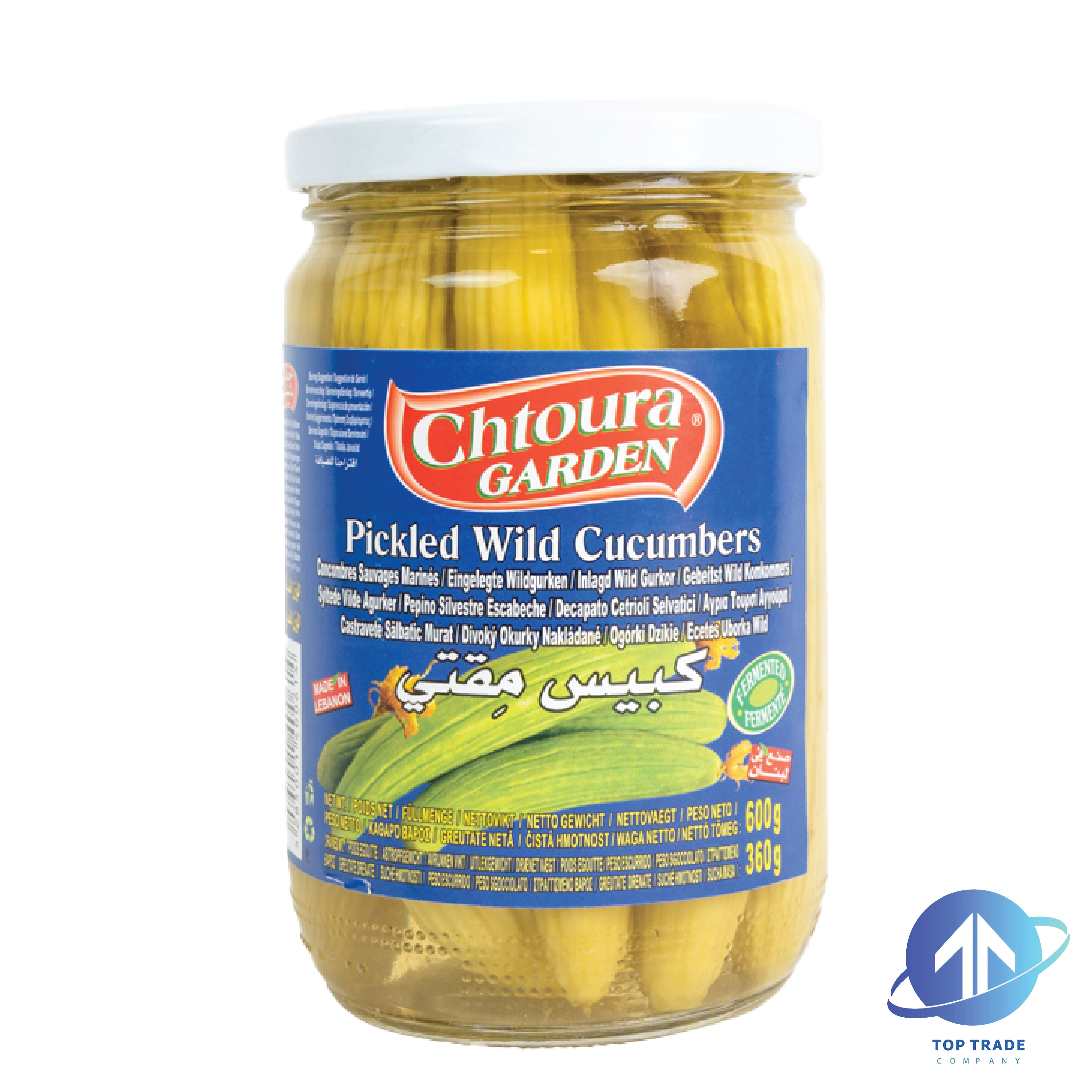 Chtoura garden Wild Cucumber pickles 600gr