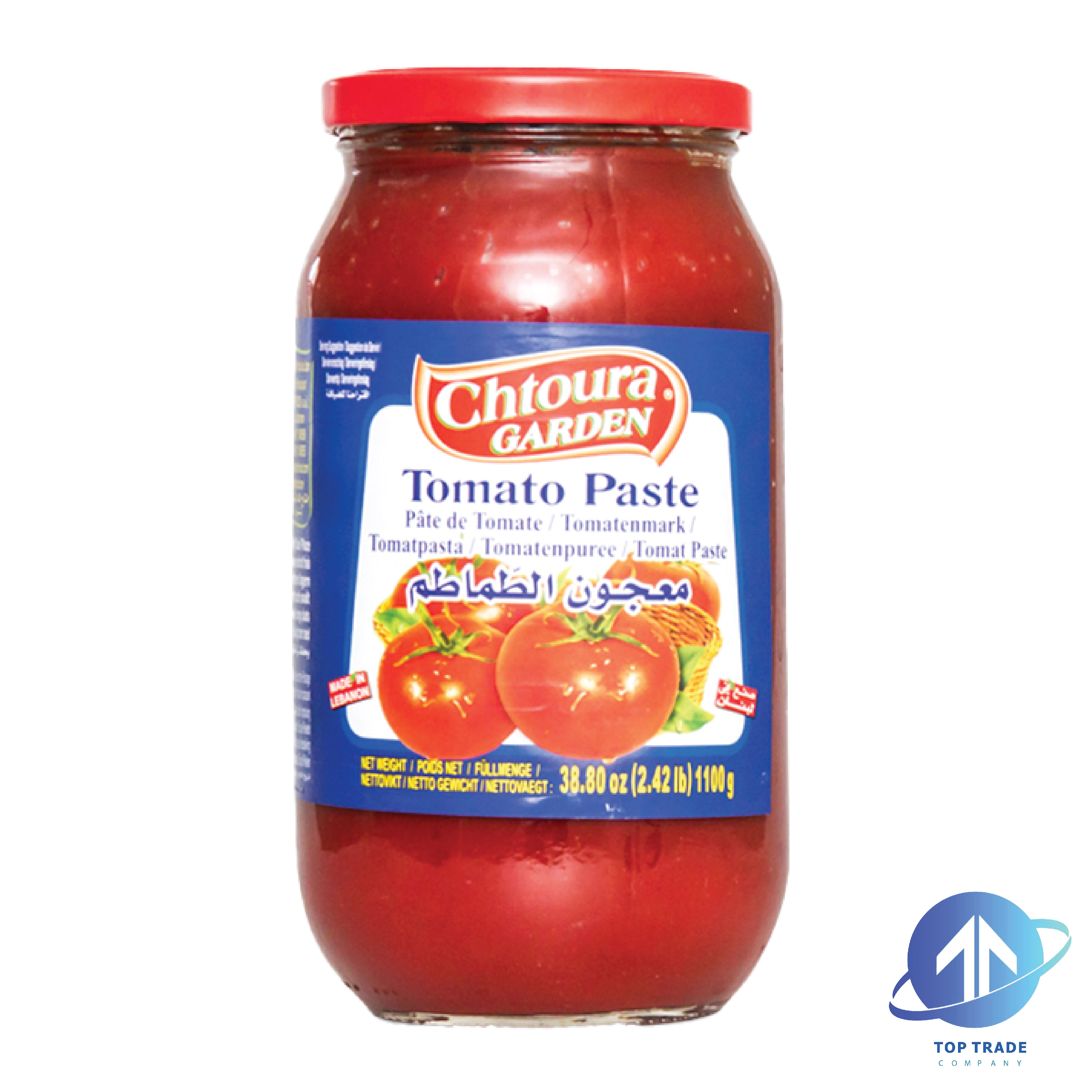 Chtoura Garden tomato paste 1100gr (Glass)