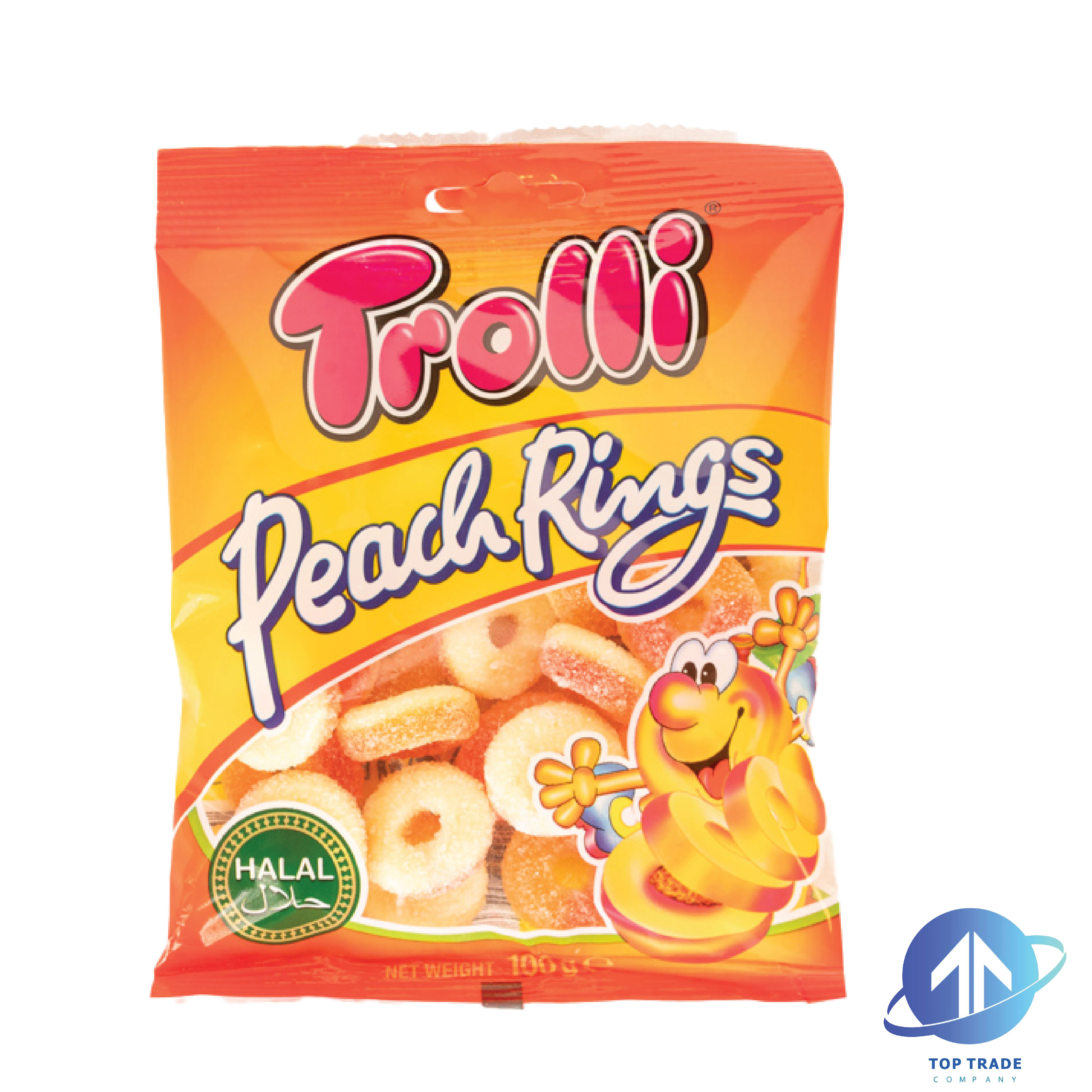 Trolli Peach Rings Gum halal 100gr