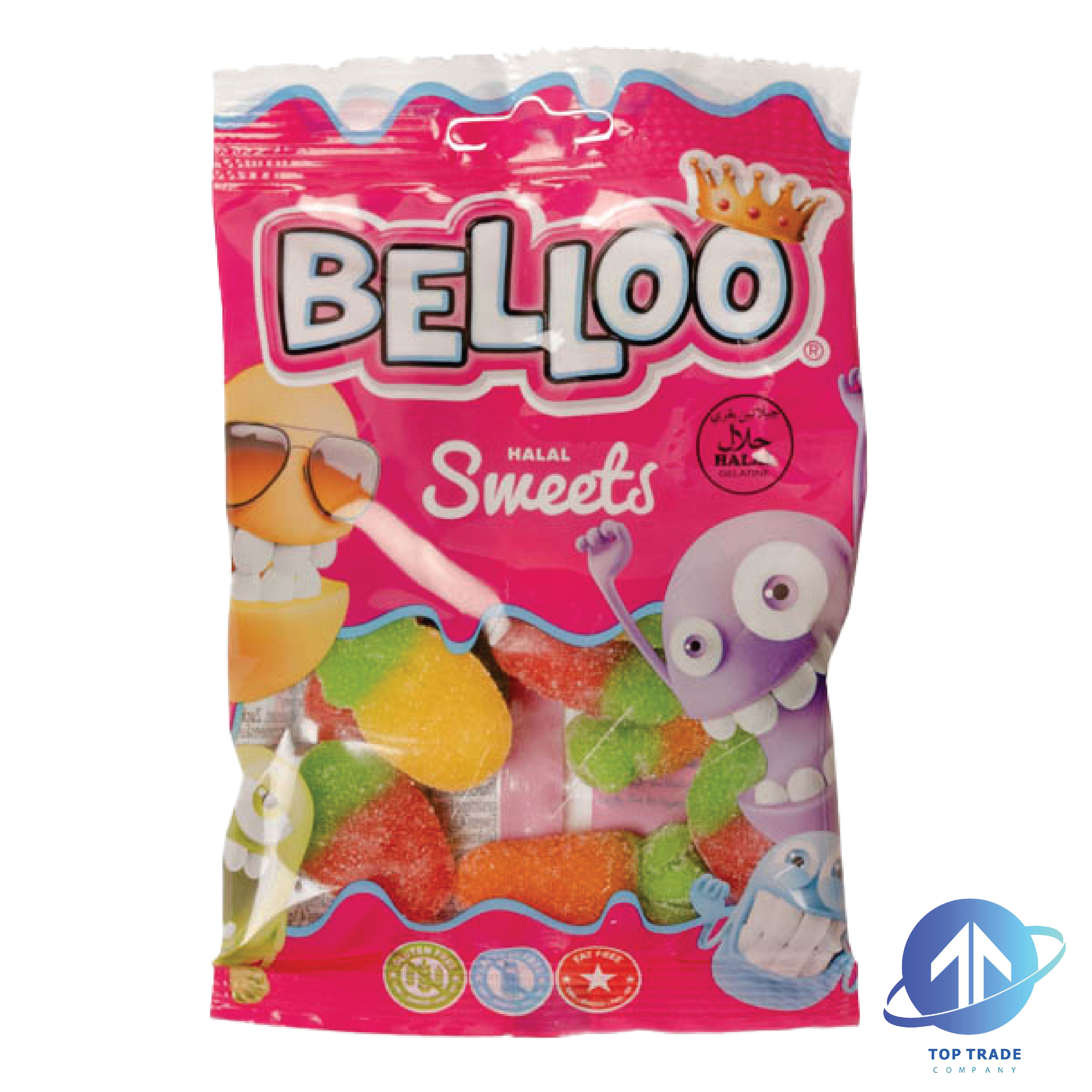 Bello Fruit mix Gum halal 100gr 