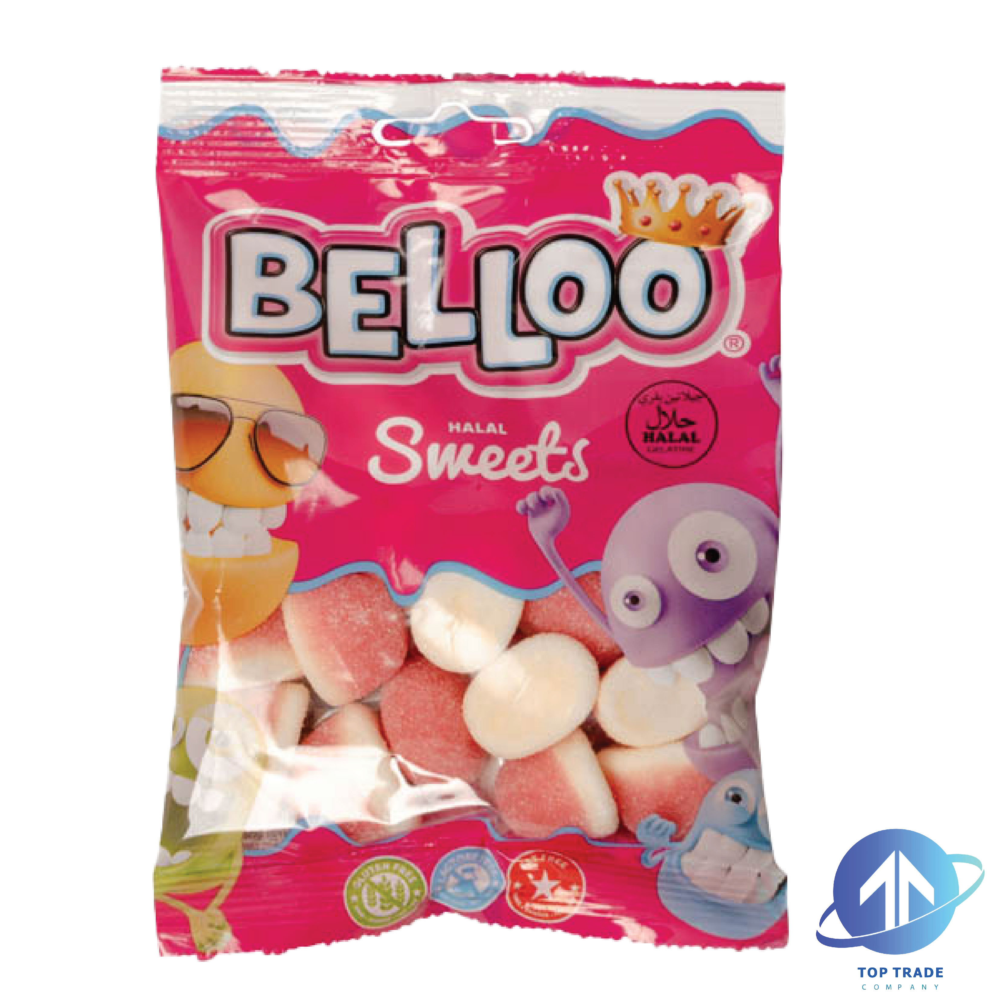 Bello Sweet Kisses Gum halal 100gr
