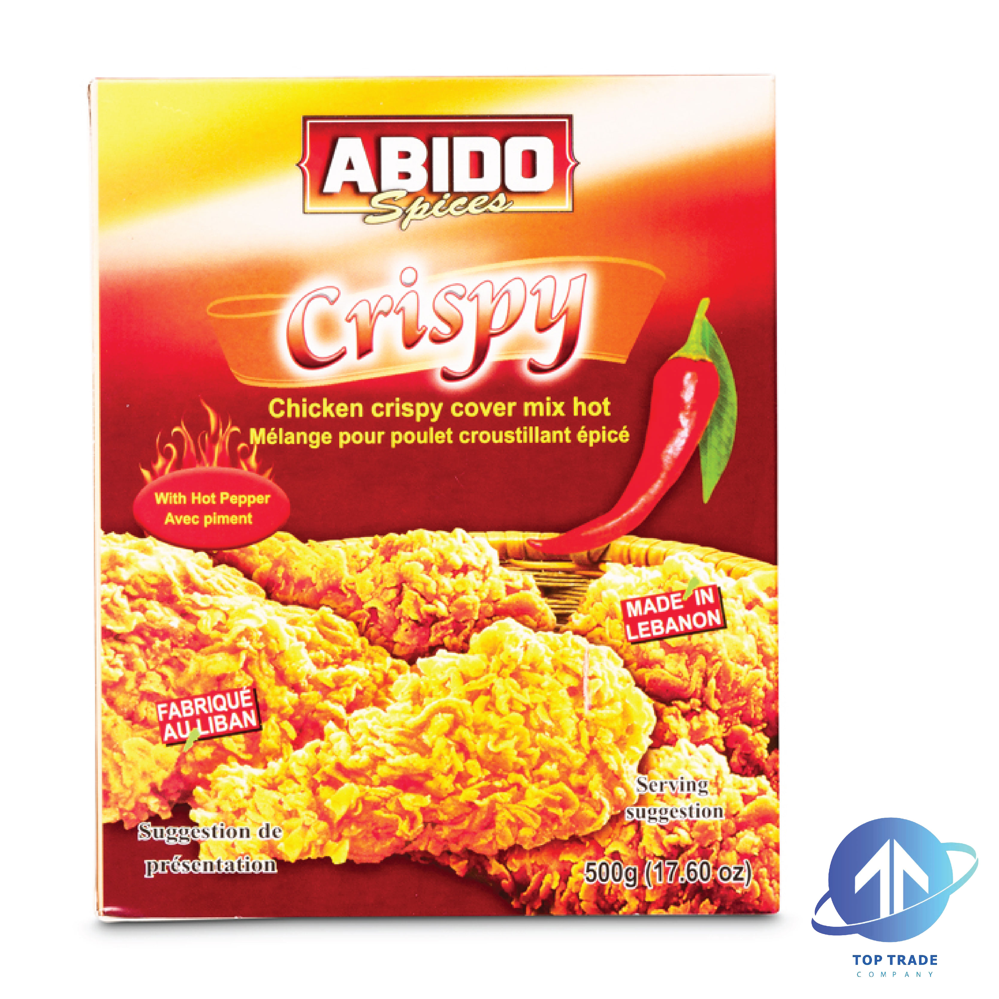 Abido Crispy Mix Spices hot 500gr