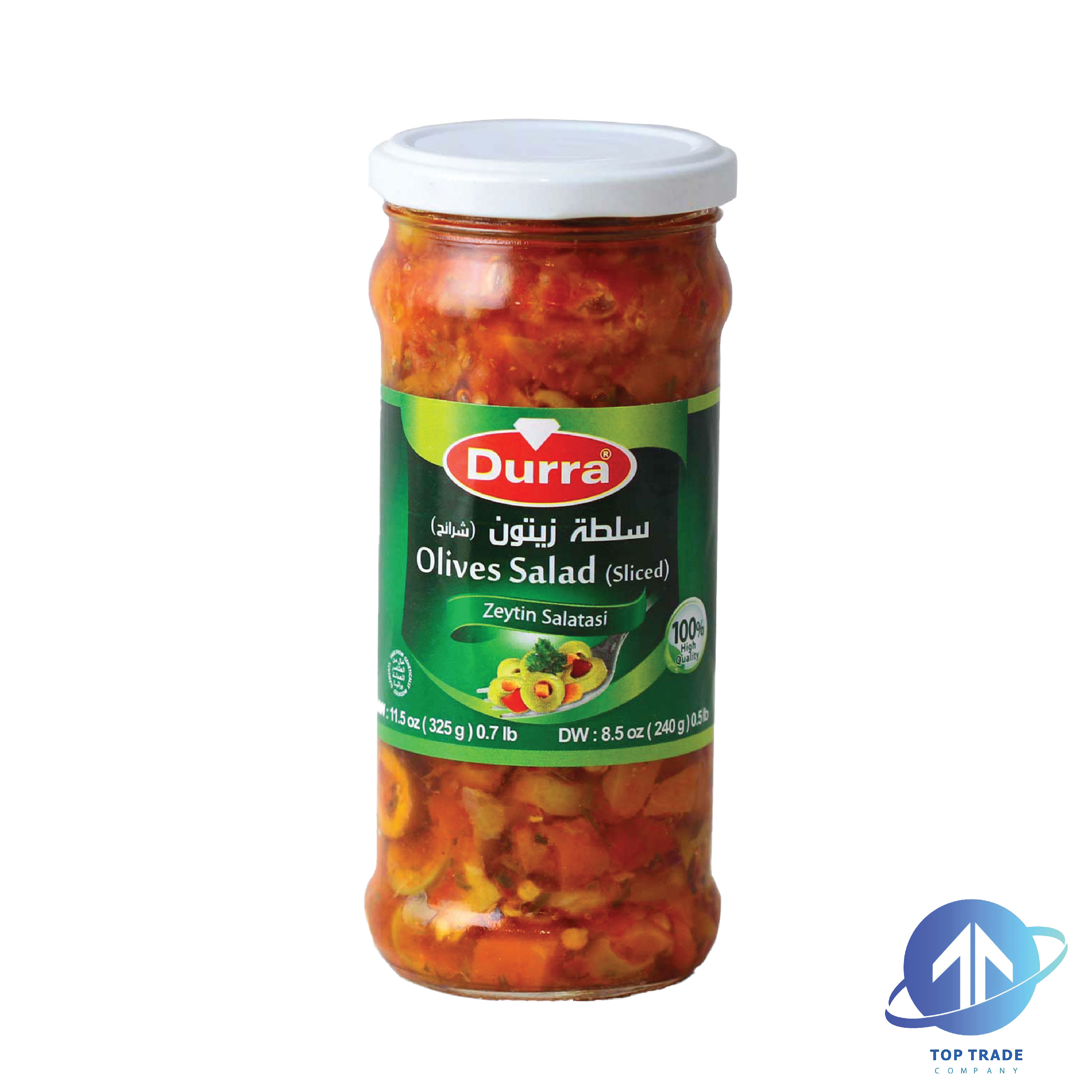 Durra Green Olives Salad 325gr 