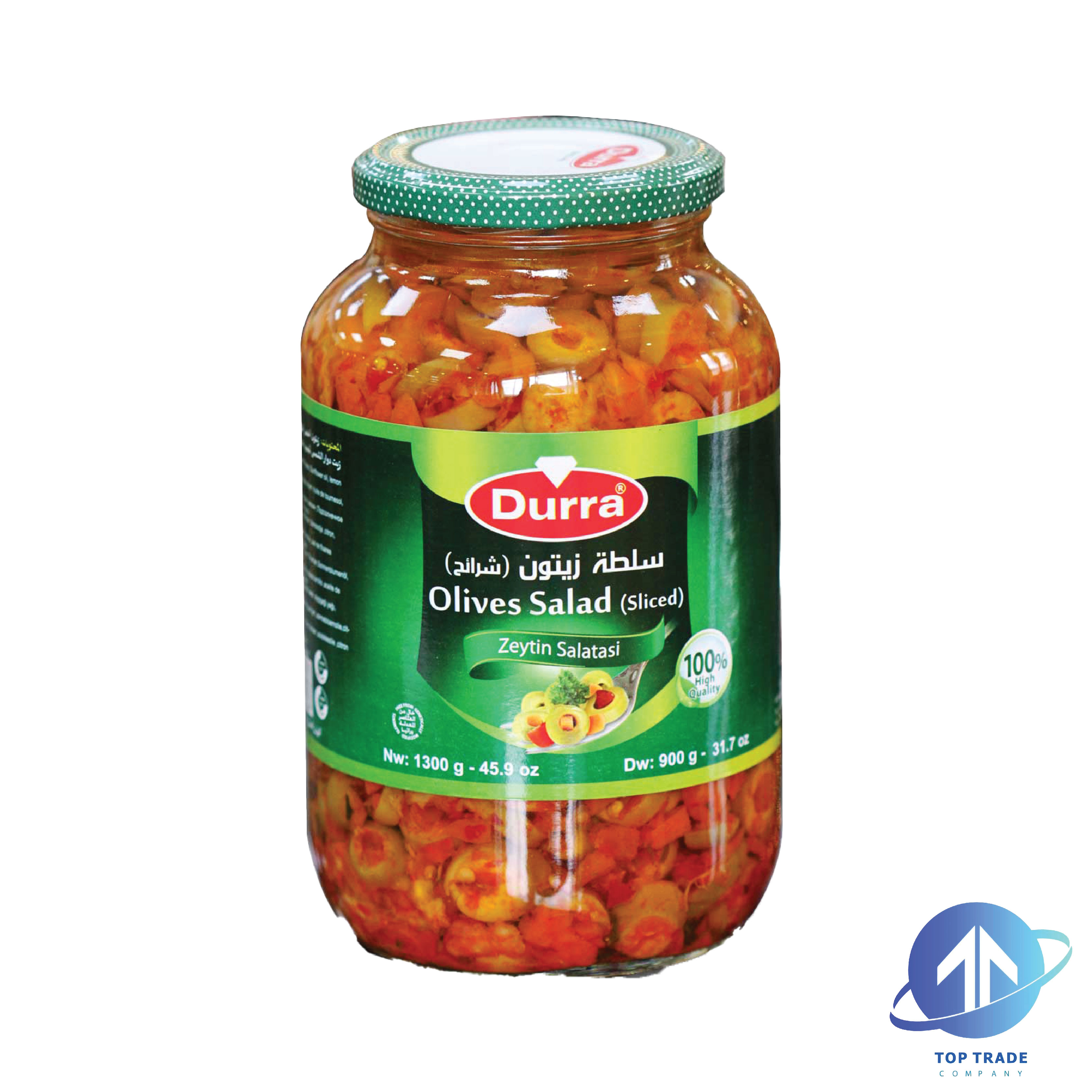 Durra Green Olives Salad 1300gr 