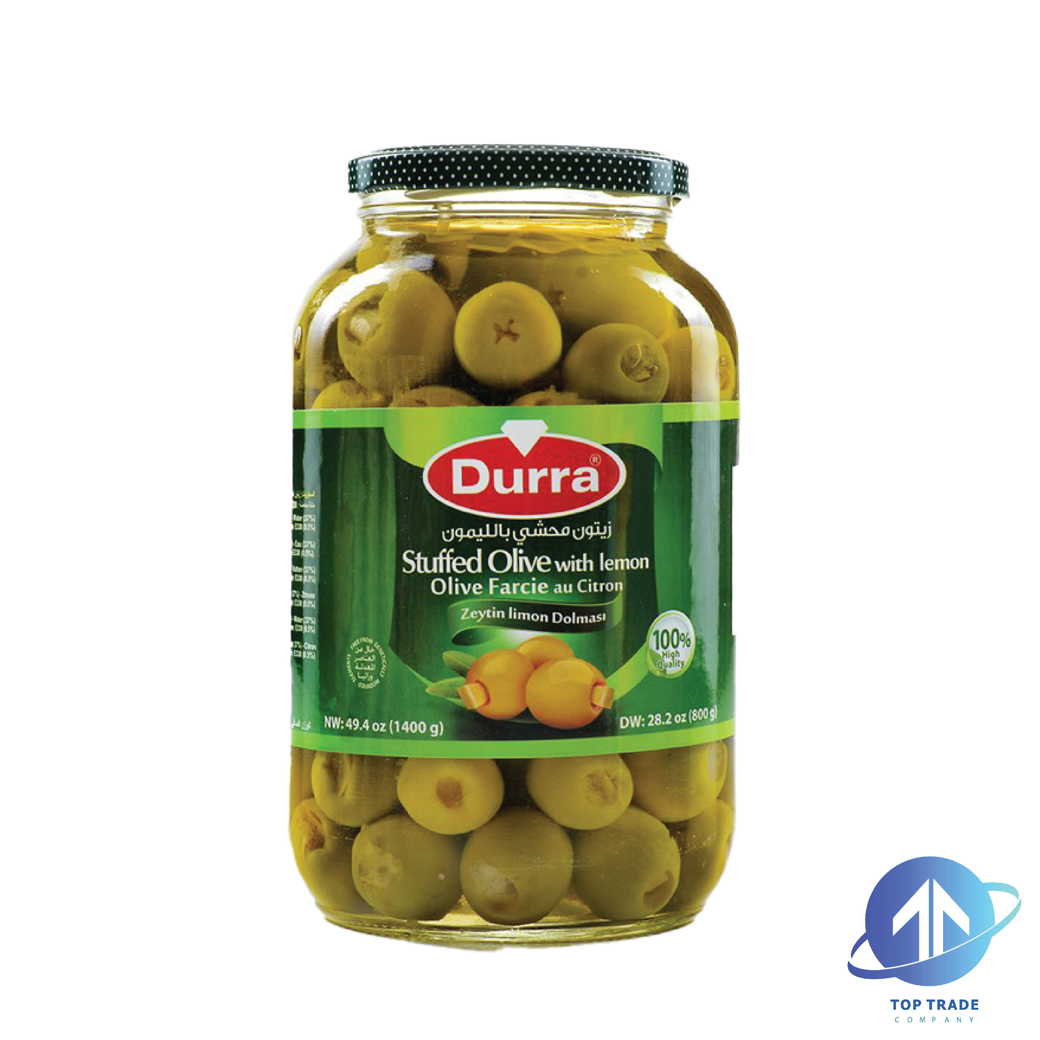 Durra Olives With Lemon 1400gr