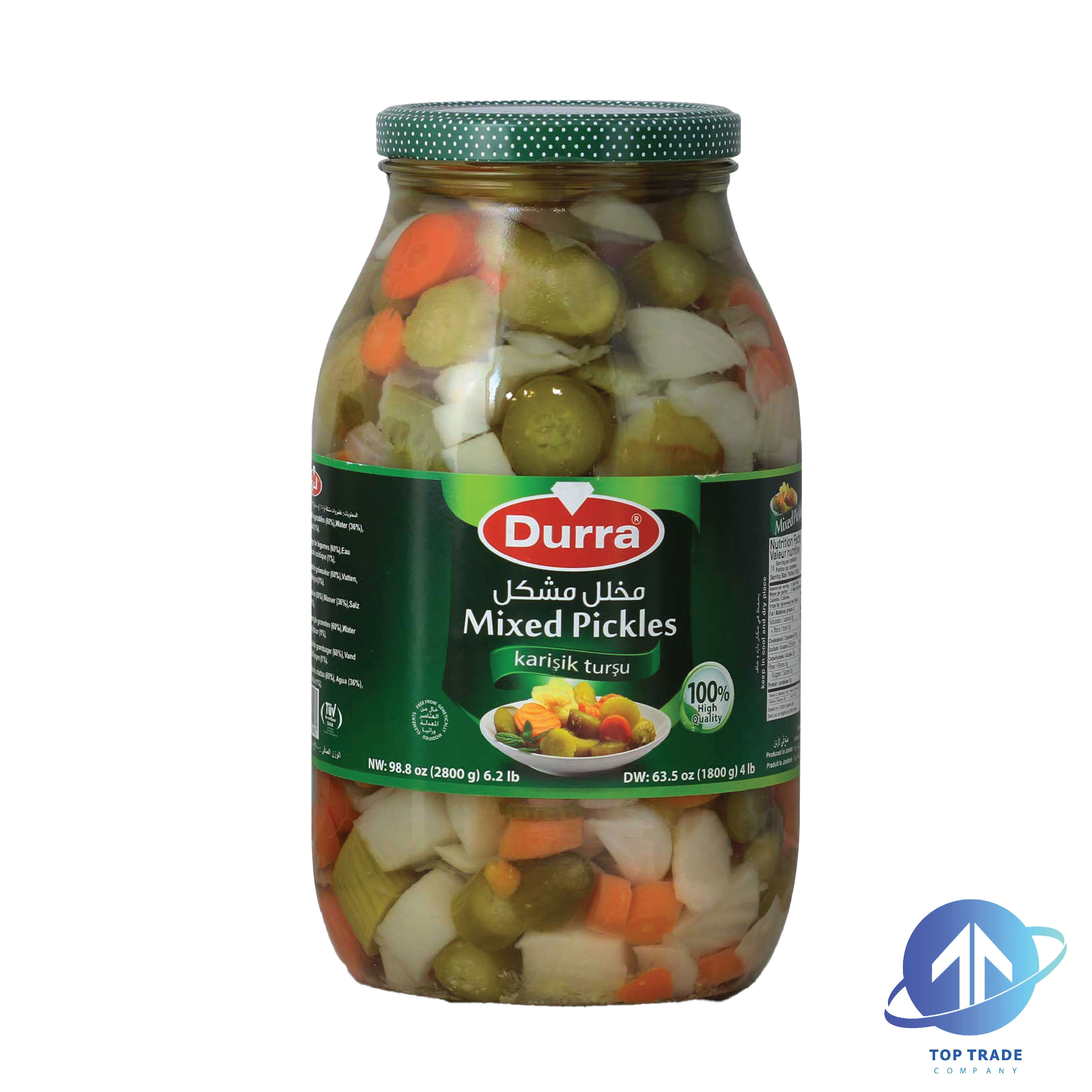 Durra Mixed vegetables pickles 1400gr