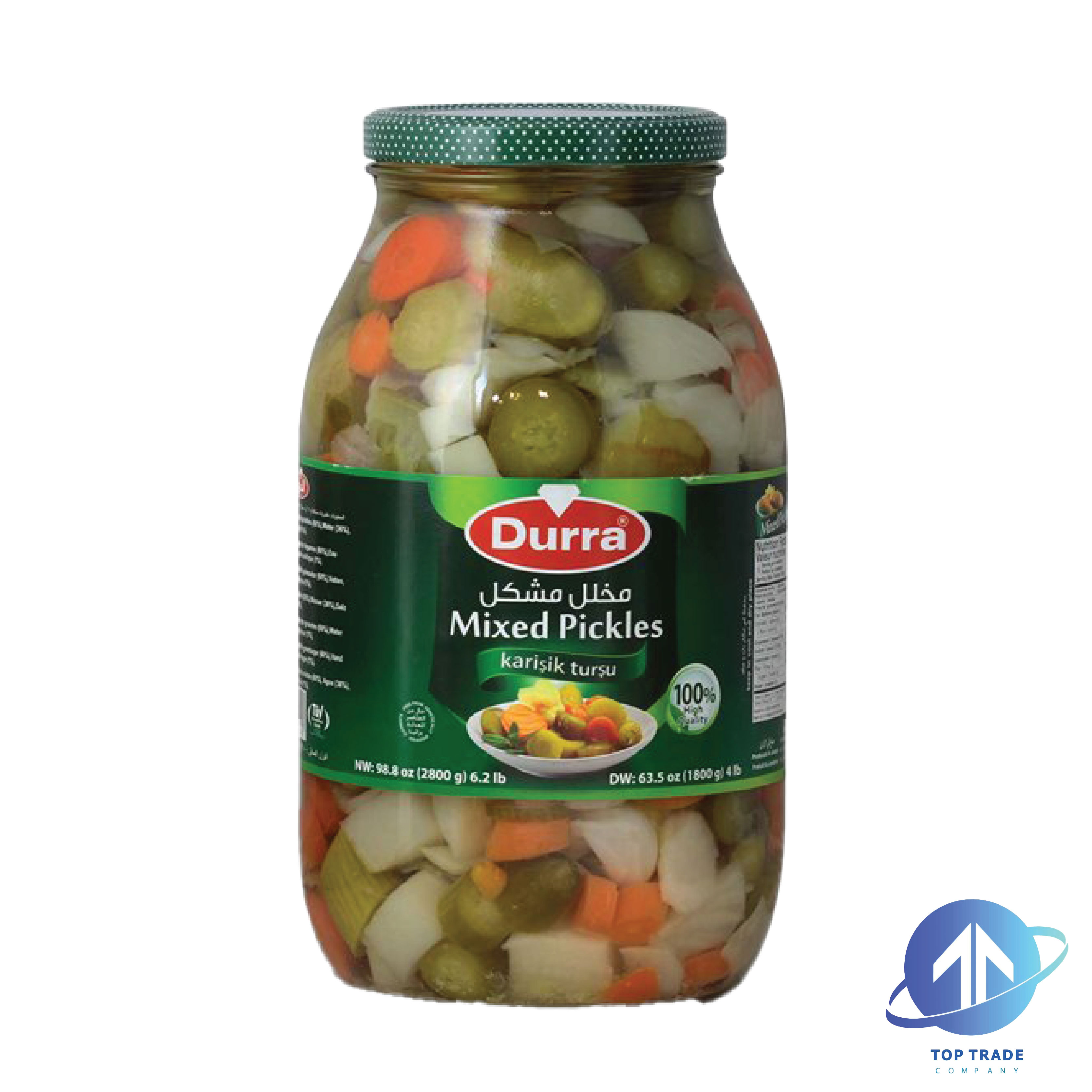 Durra Mixed vegetables pickles 2800gr