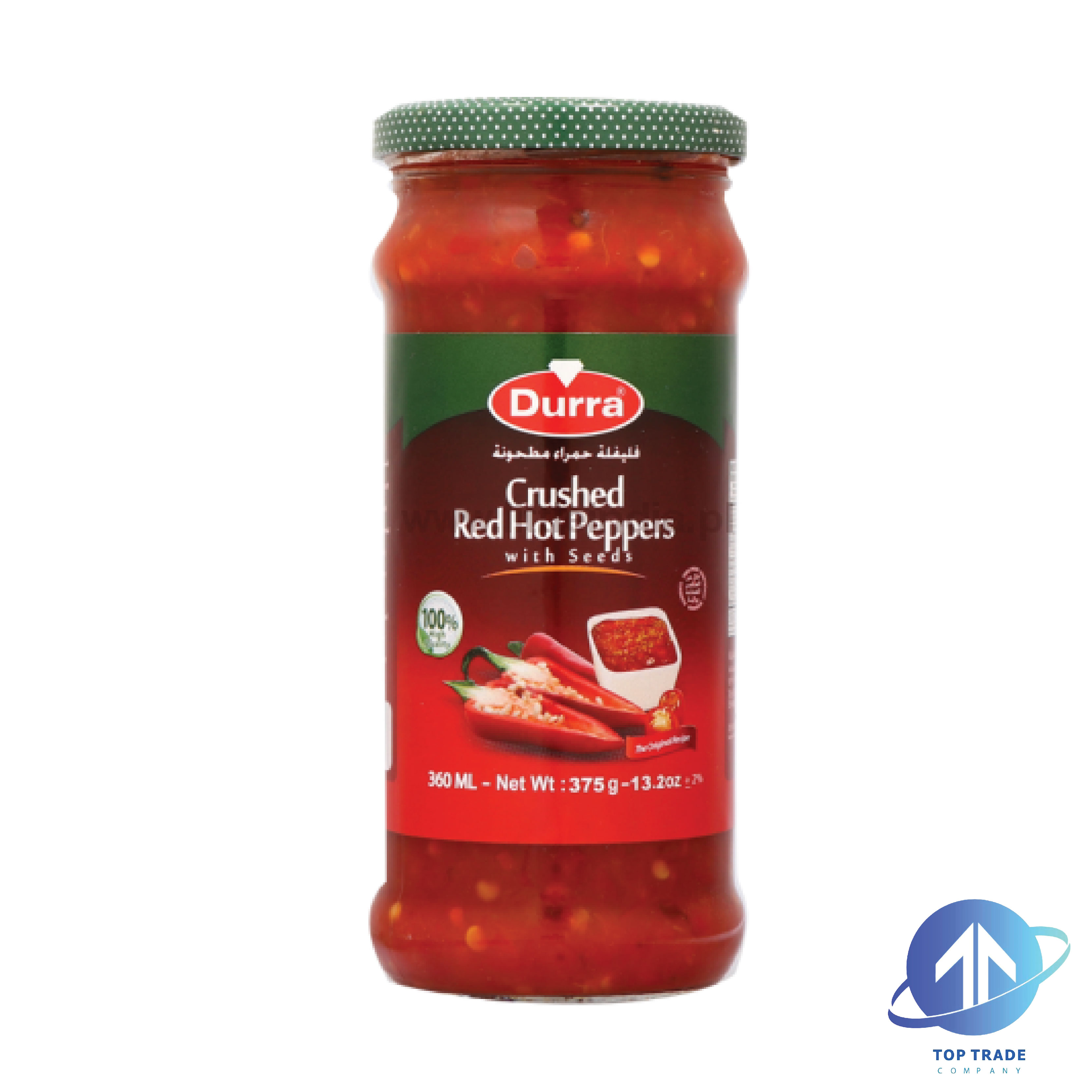 Durra Crushed red hot peppers 375gr 