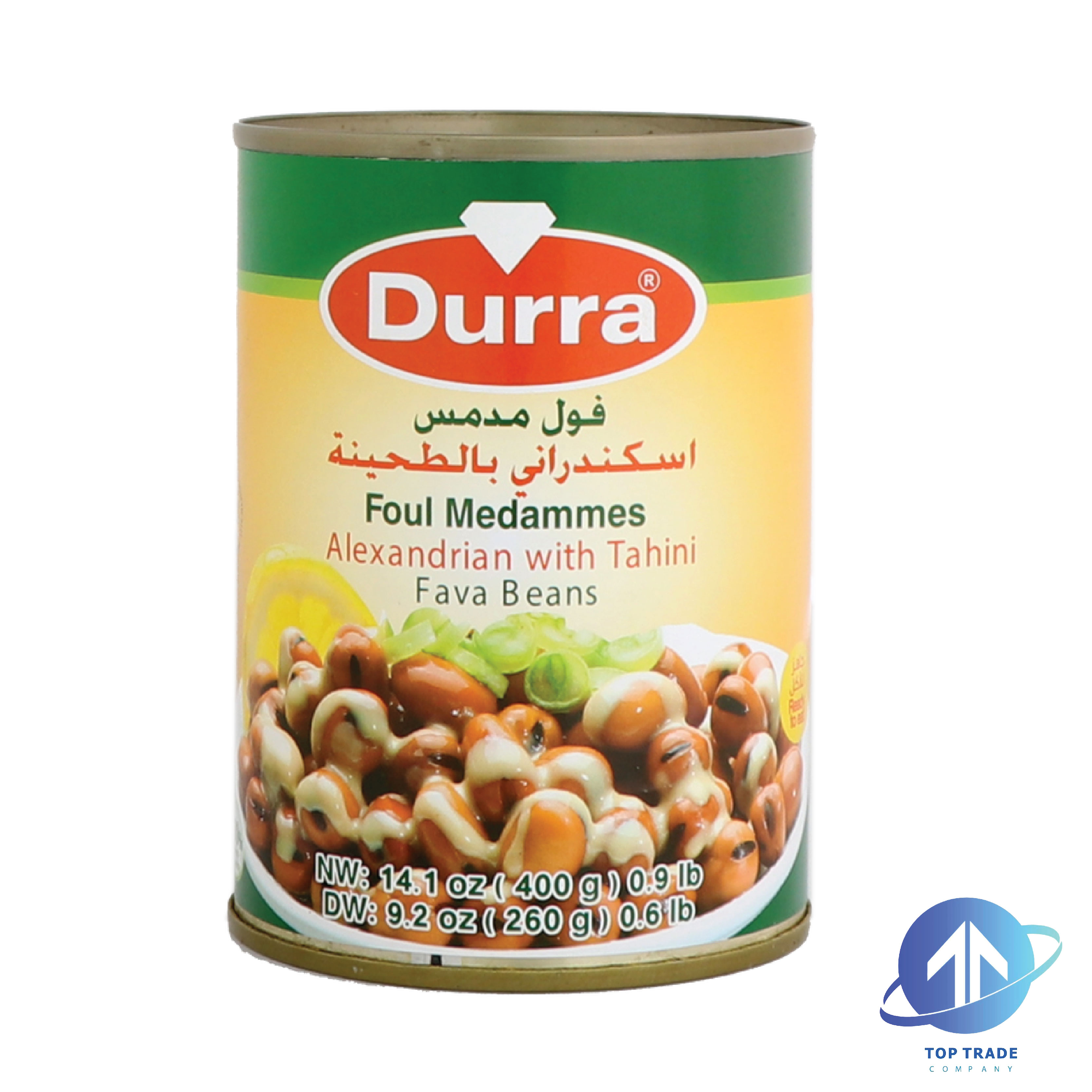 Durra Alexandrain Fava Beans & Tahina 400gr  