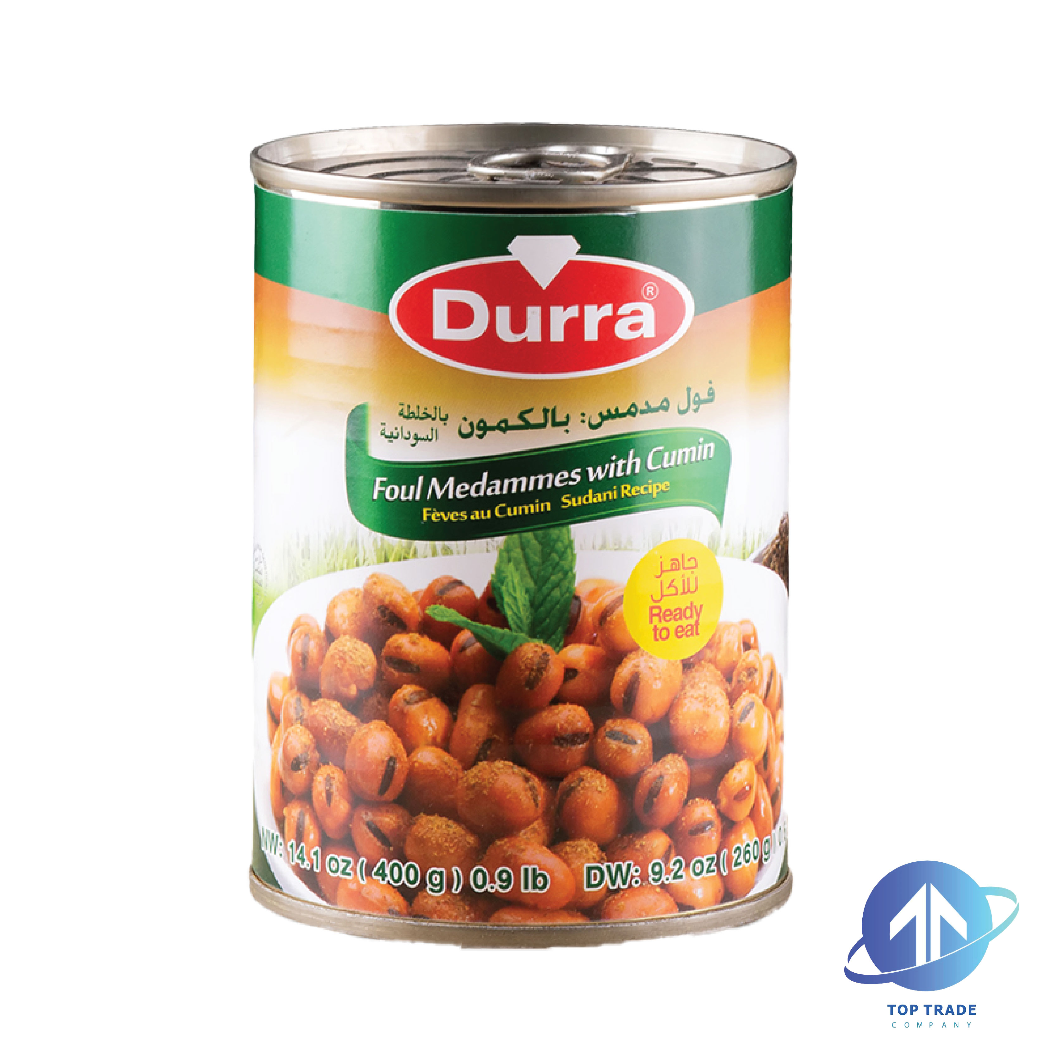 Durra Fava Beans With Cumin 400gr 