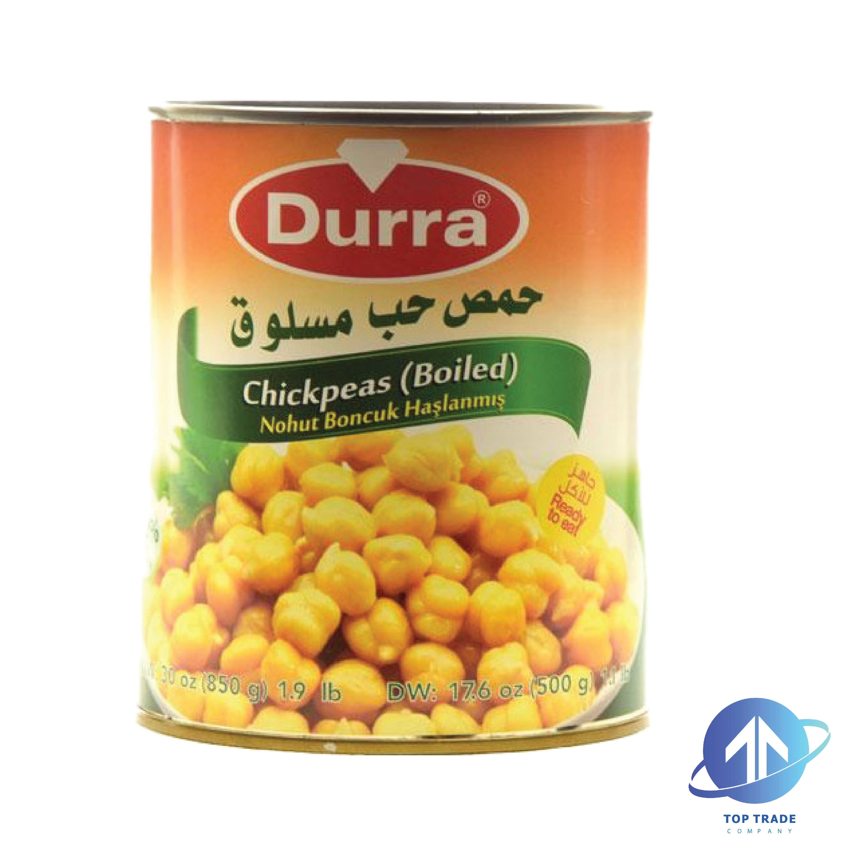 Durra Boiled Chickpeas 850gr 