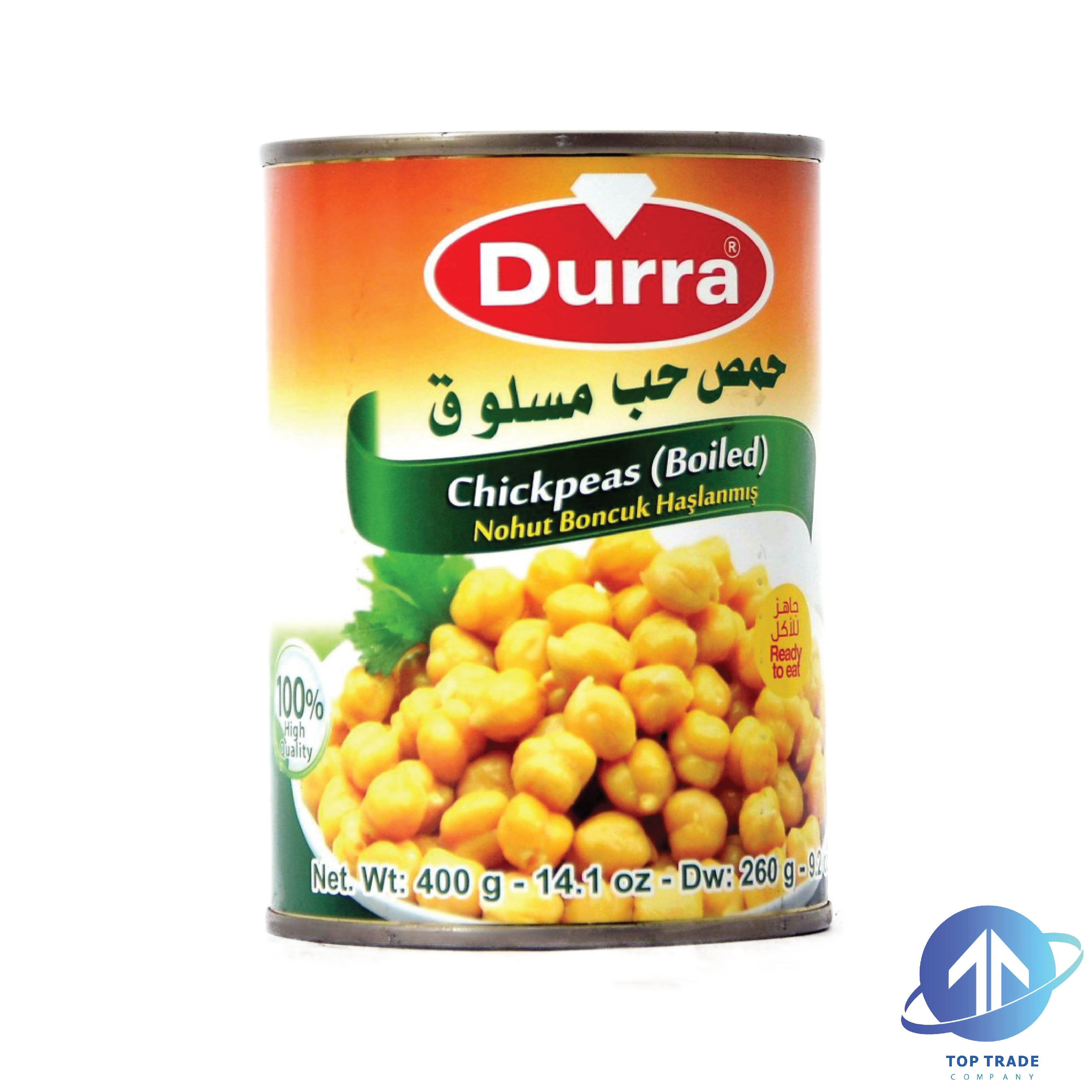 Durra Boiled Chickpeas 400gr 