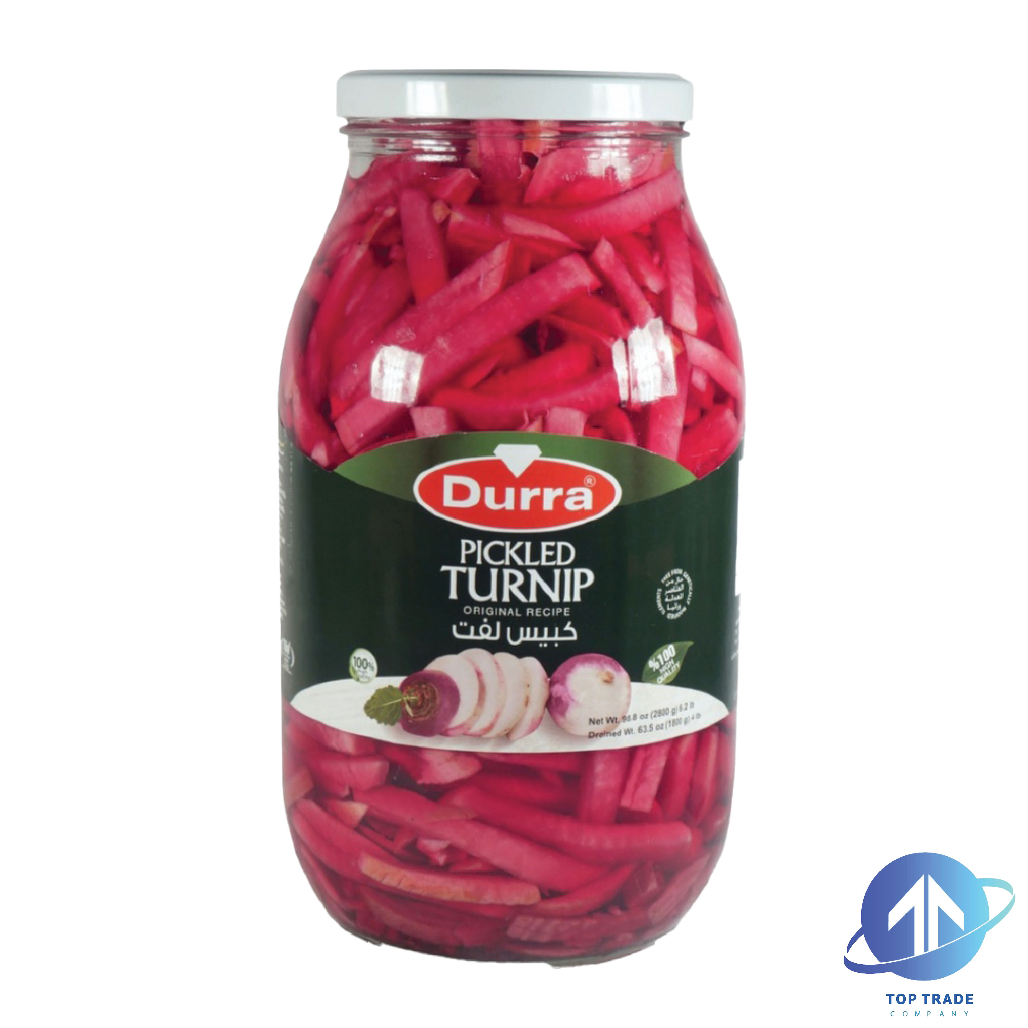 Durra Turnips pickle slices 3000gr