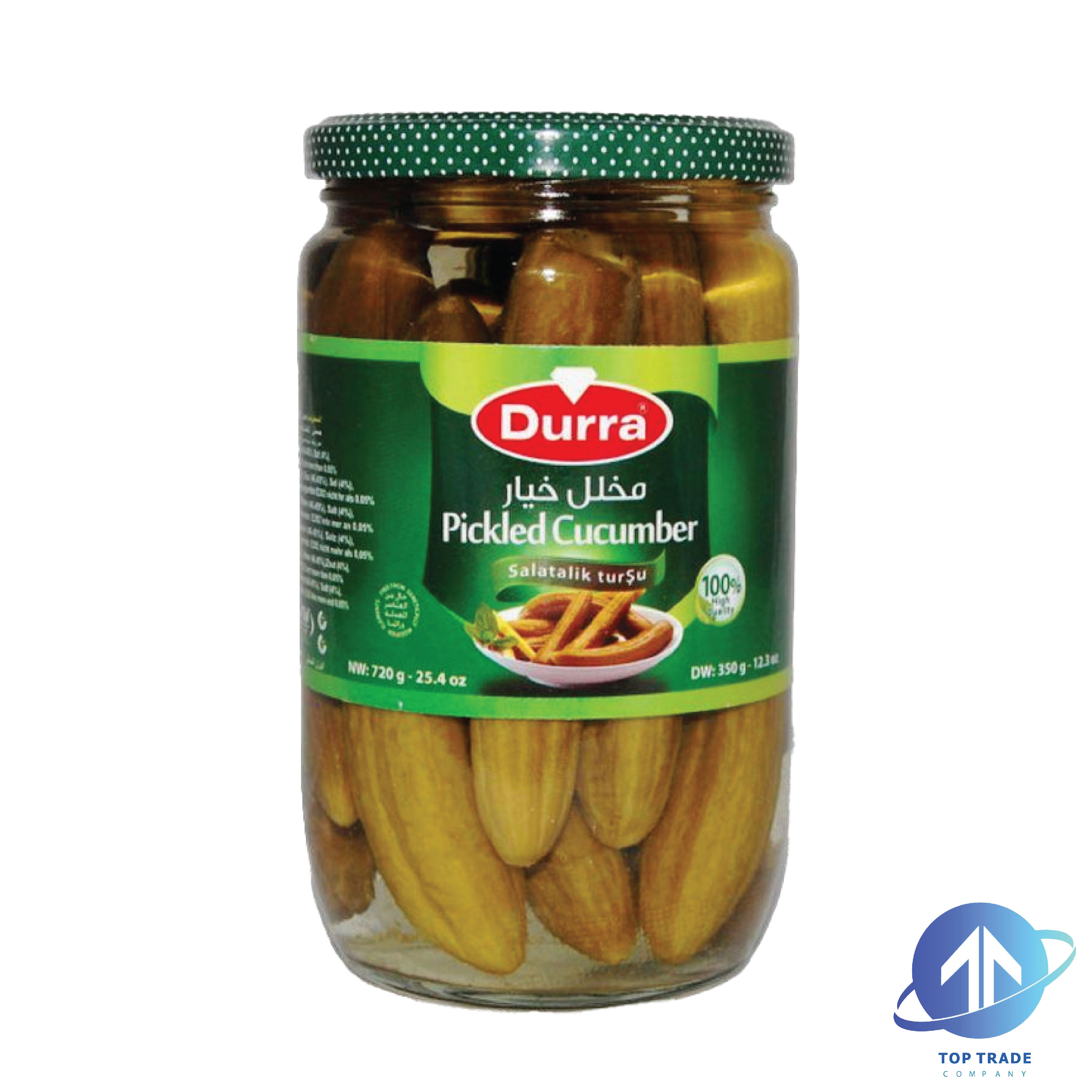 Durra  Cucumber pickles 720gr