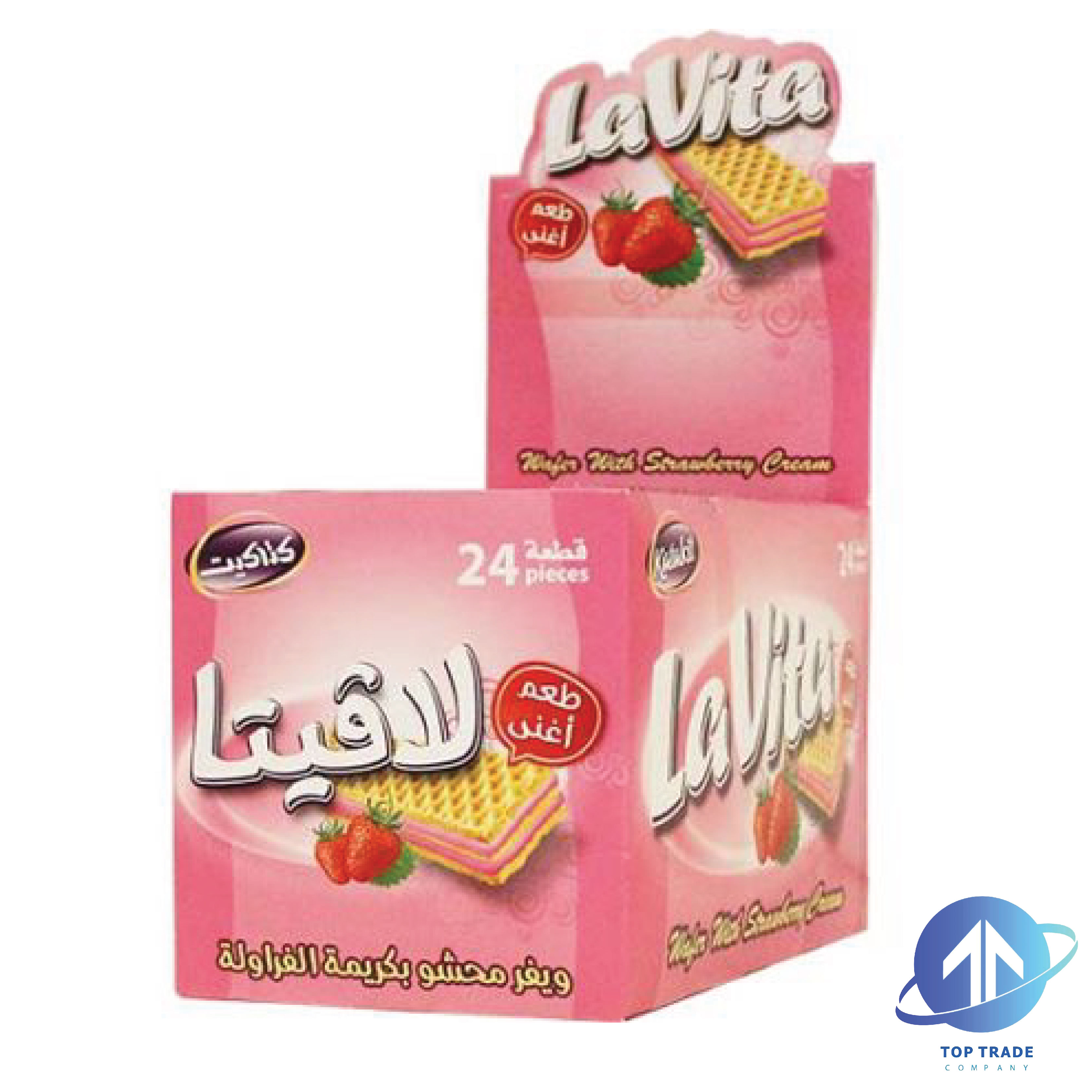 Lavita wafers With Strawberry Cream 300gr
