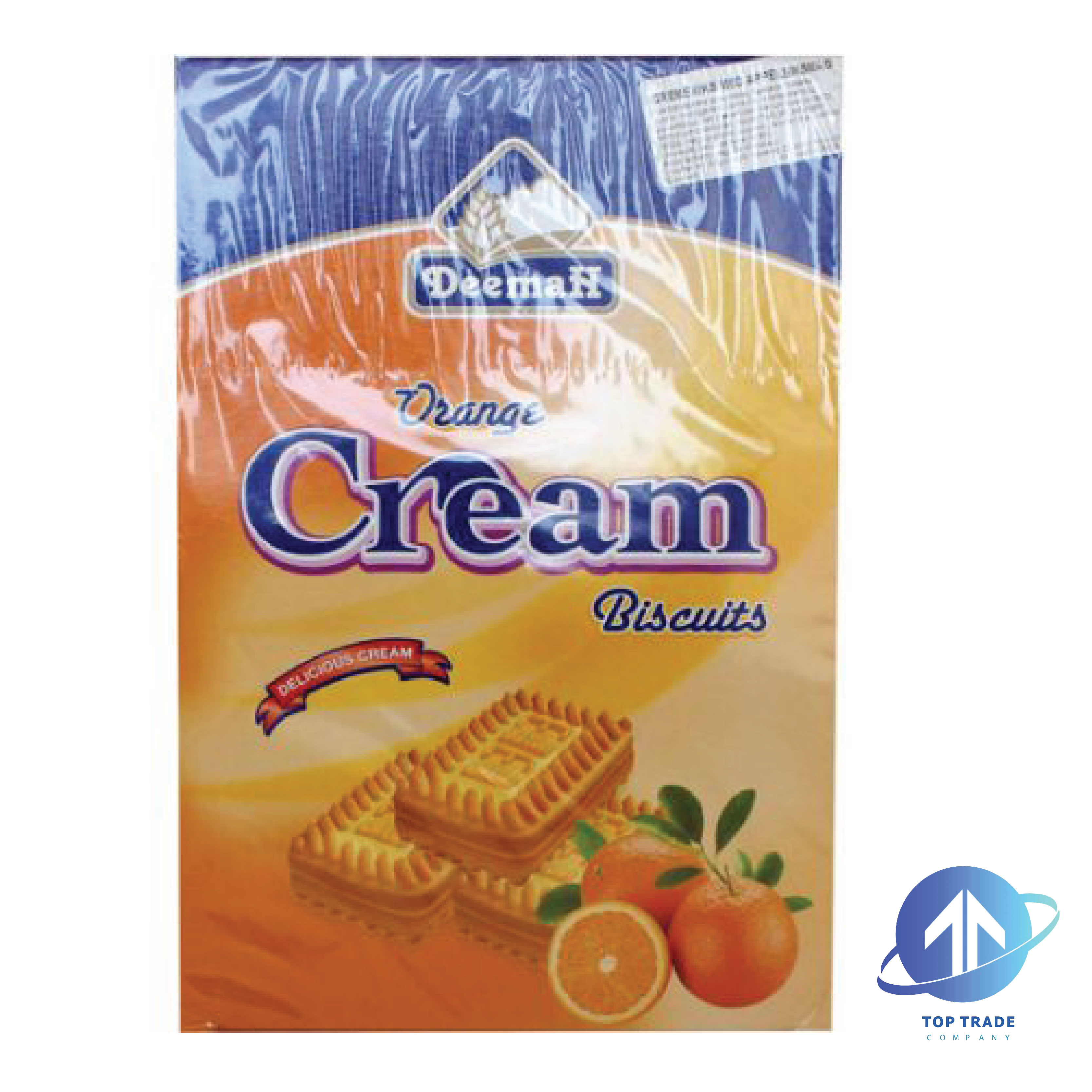 Deemah Orange Cream Biscuits 460gr