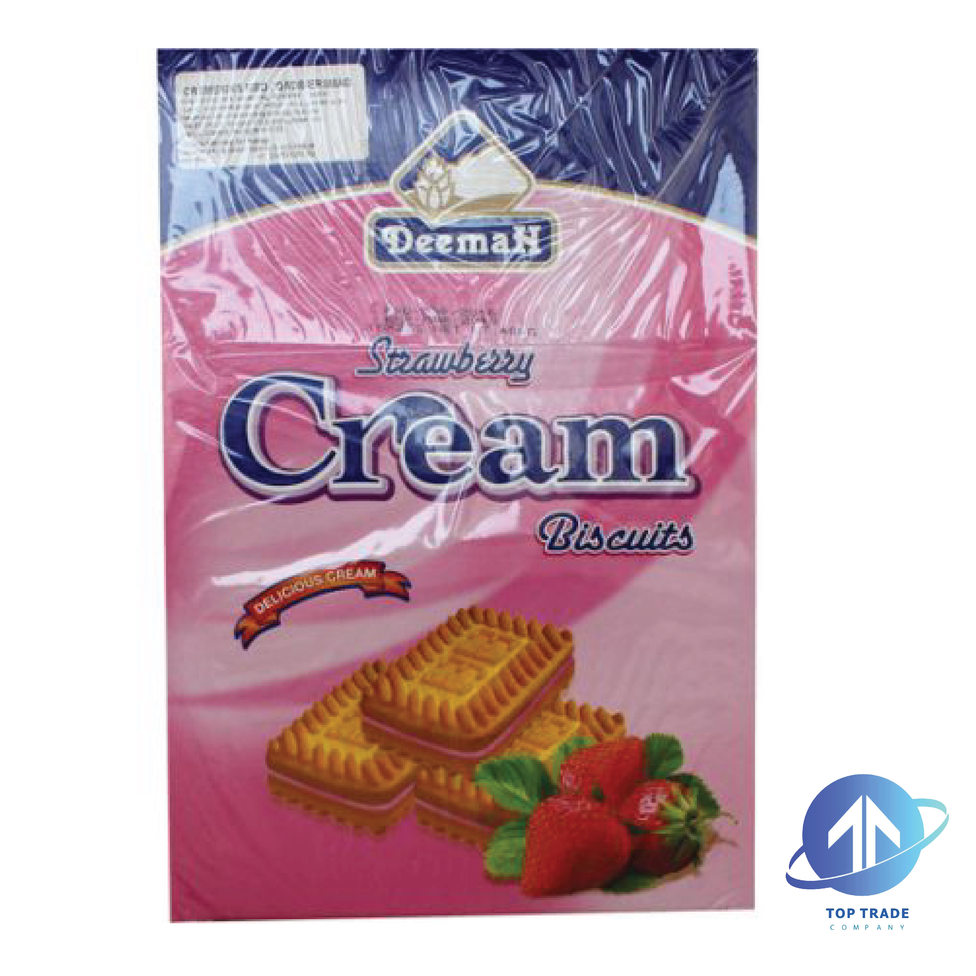 Deemah Strawberry Cream Biscuits 460gr
