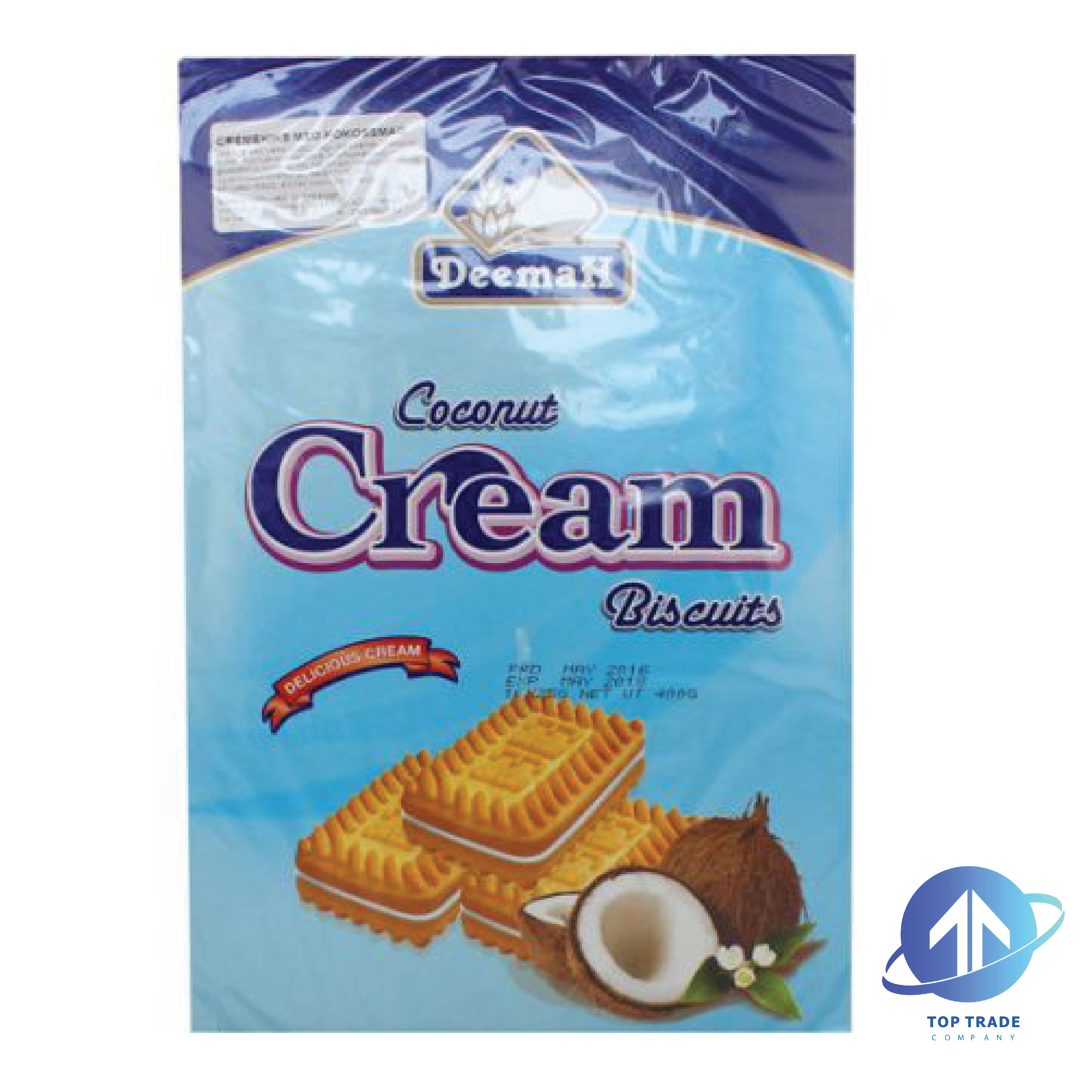 Deemah Coconut Cream Biscuits 460gr