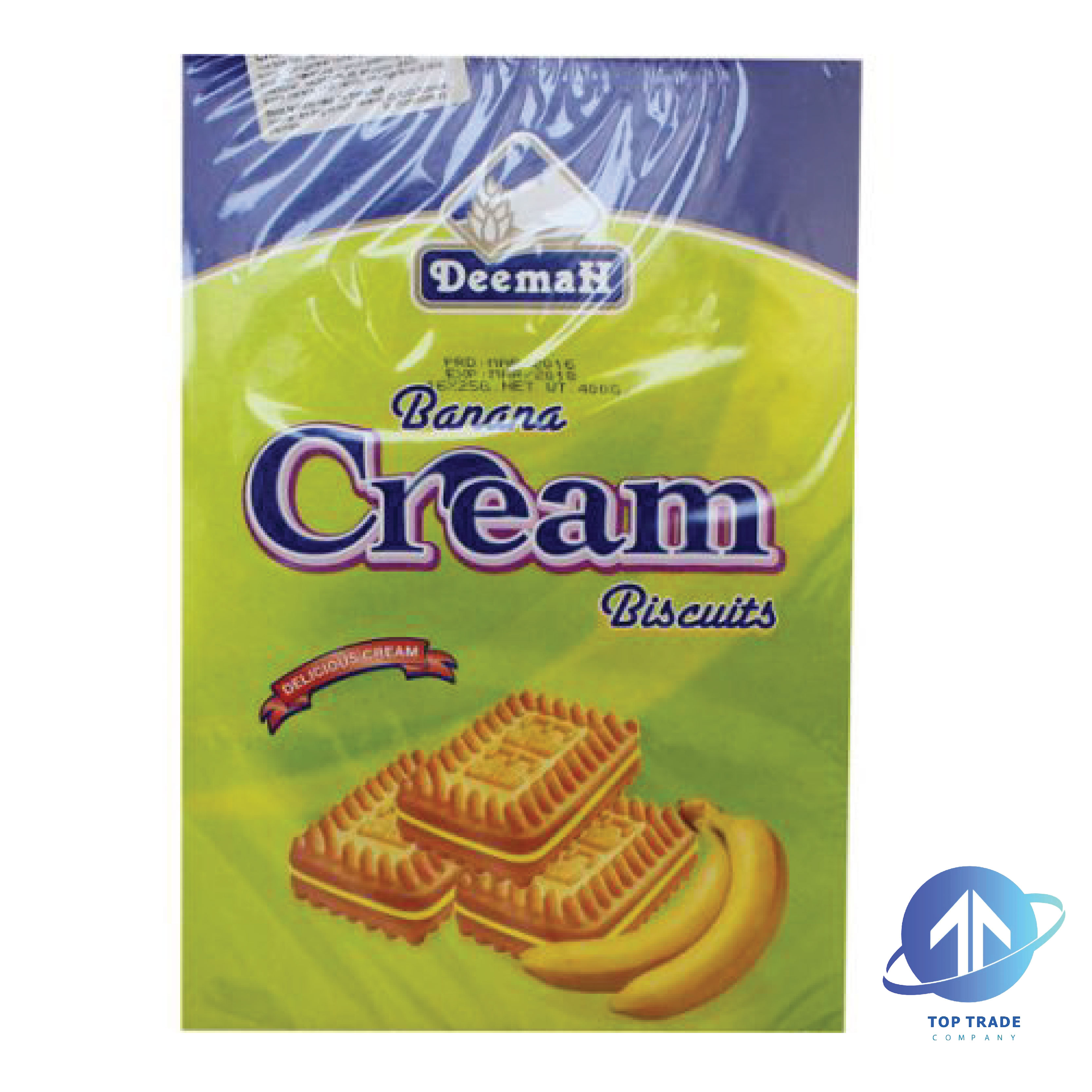 Deemah Banana Cream Biscuits 460gr