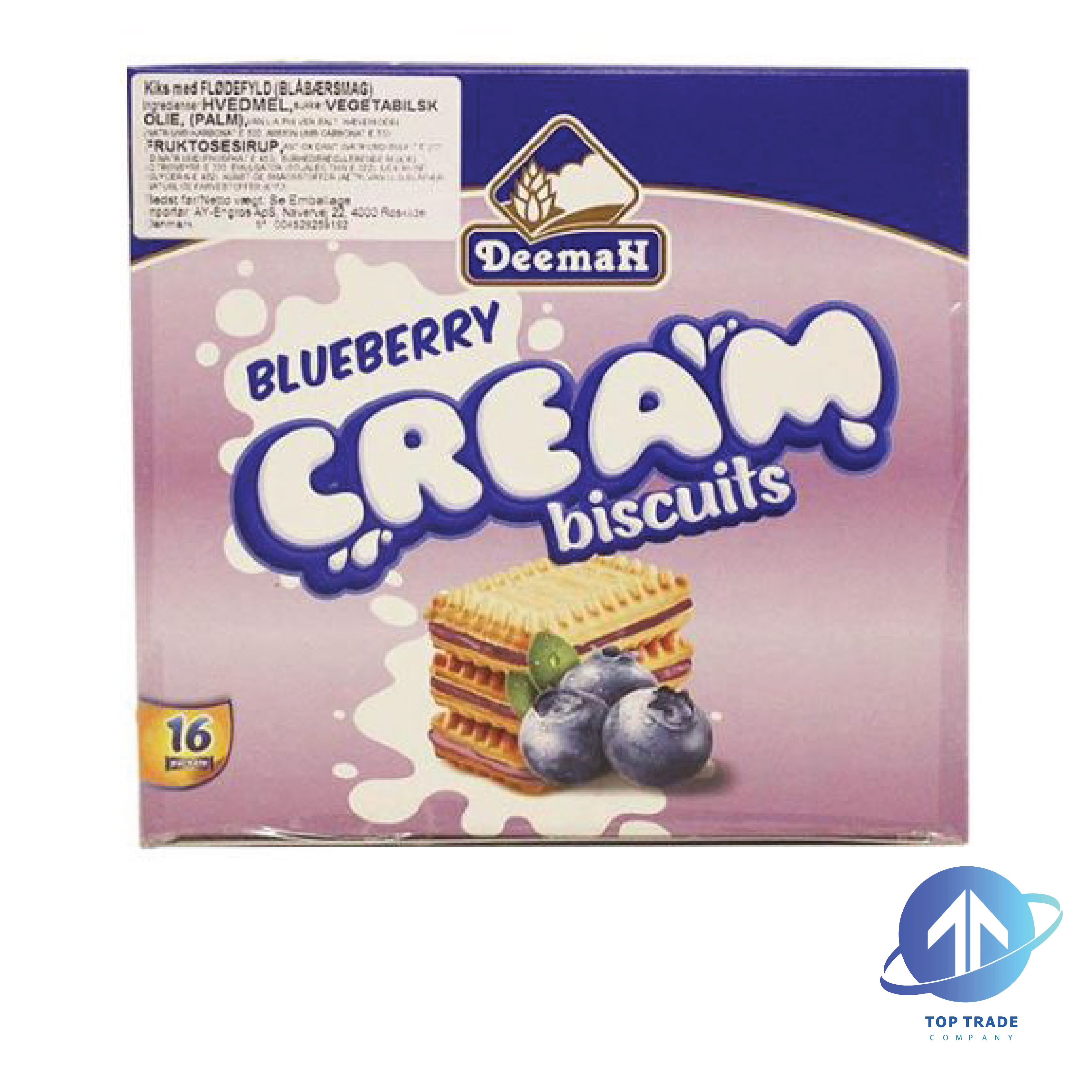 Deemah Blueberry Cream Biscuits 460gr