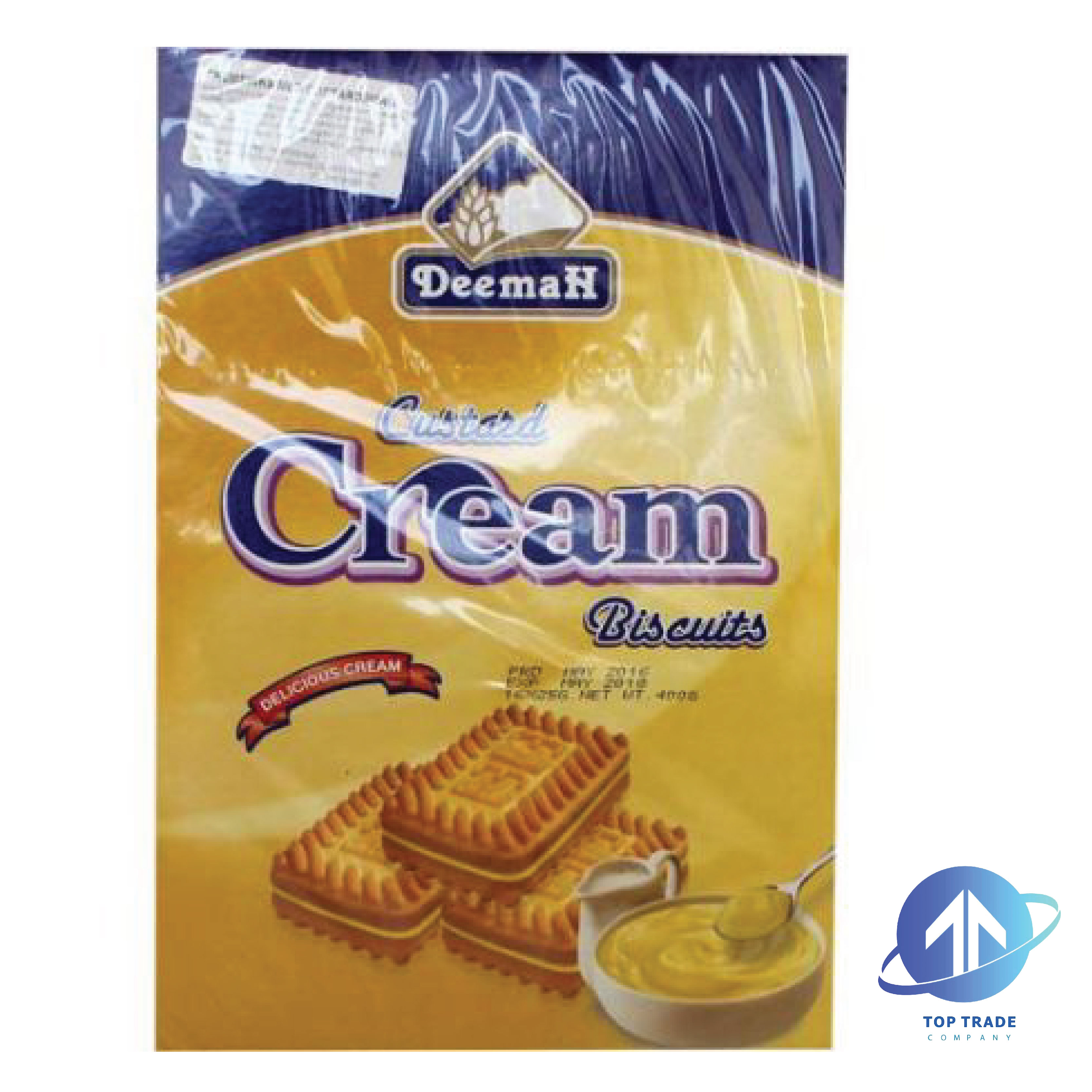 Deemah Custard Cream Biscuits 460gr