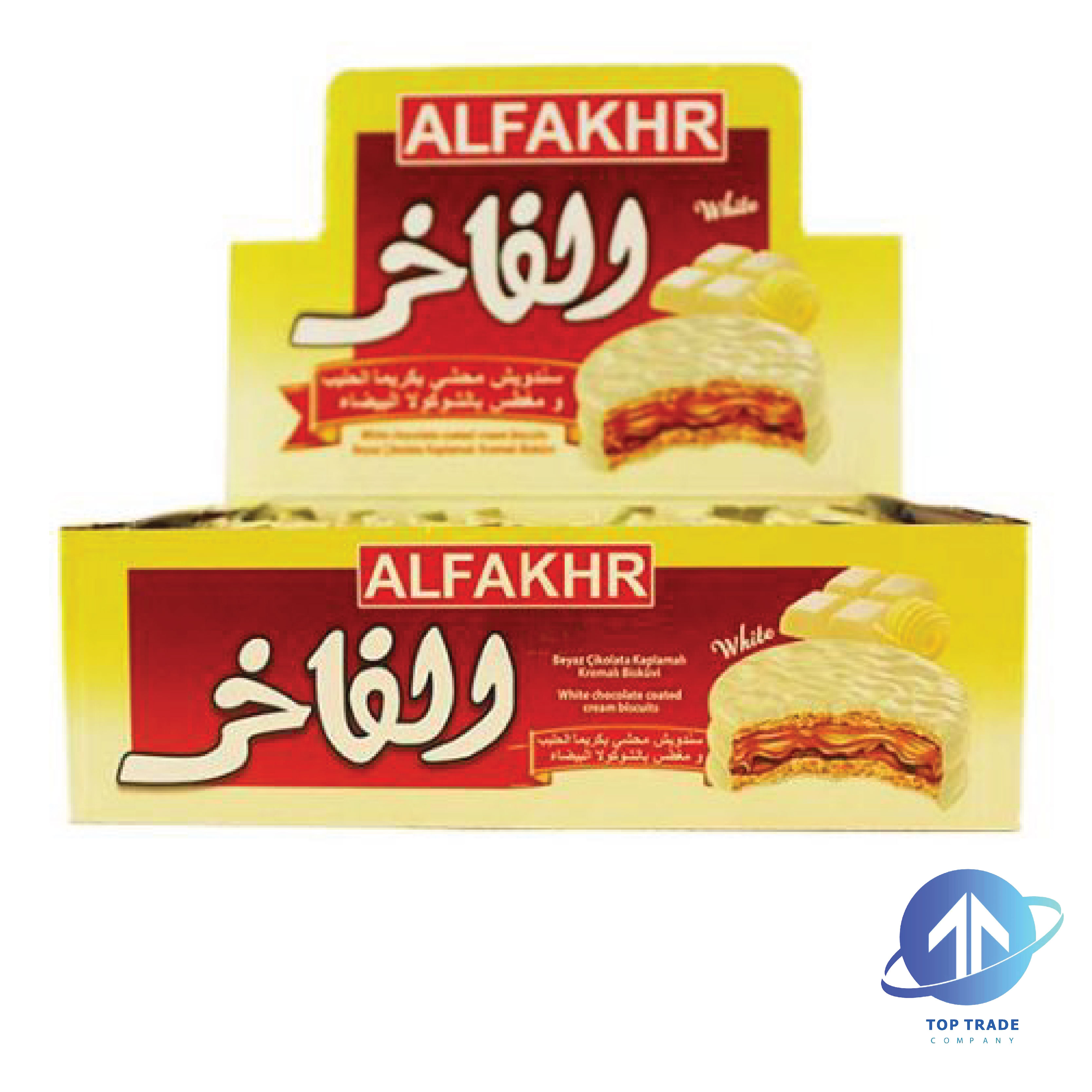Alfakher Biscuits With White Chocolate 720gr