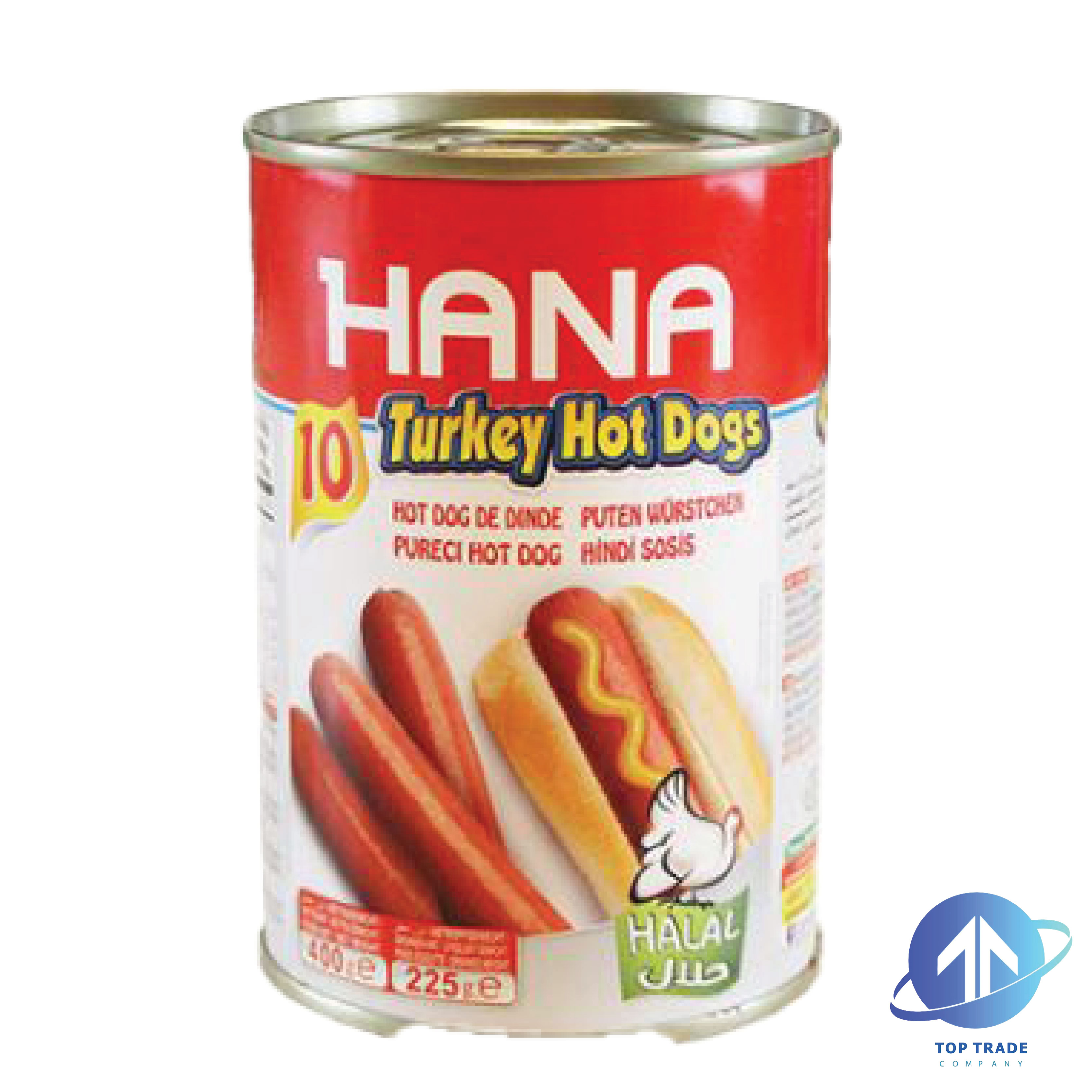 Hana Hot Dog Dinde (blik) 400gr
