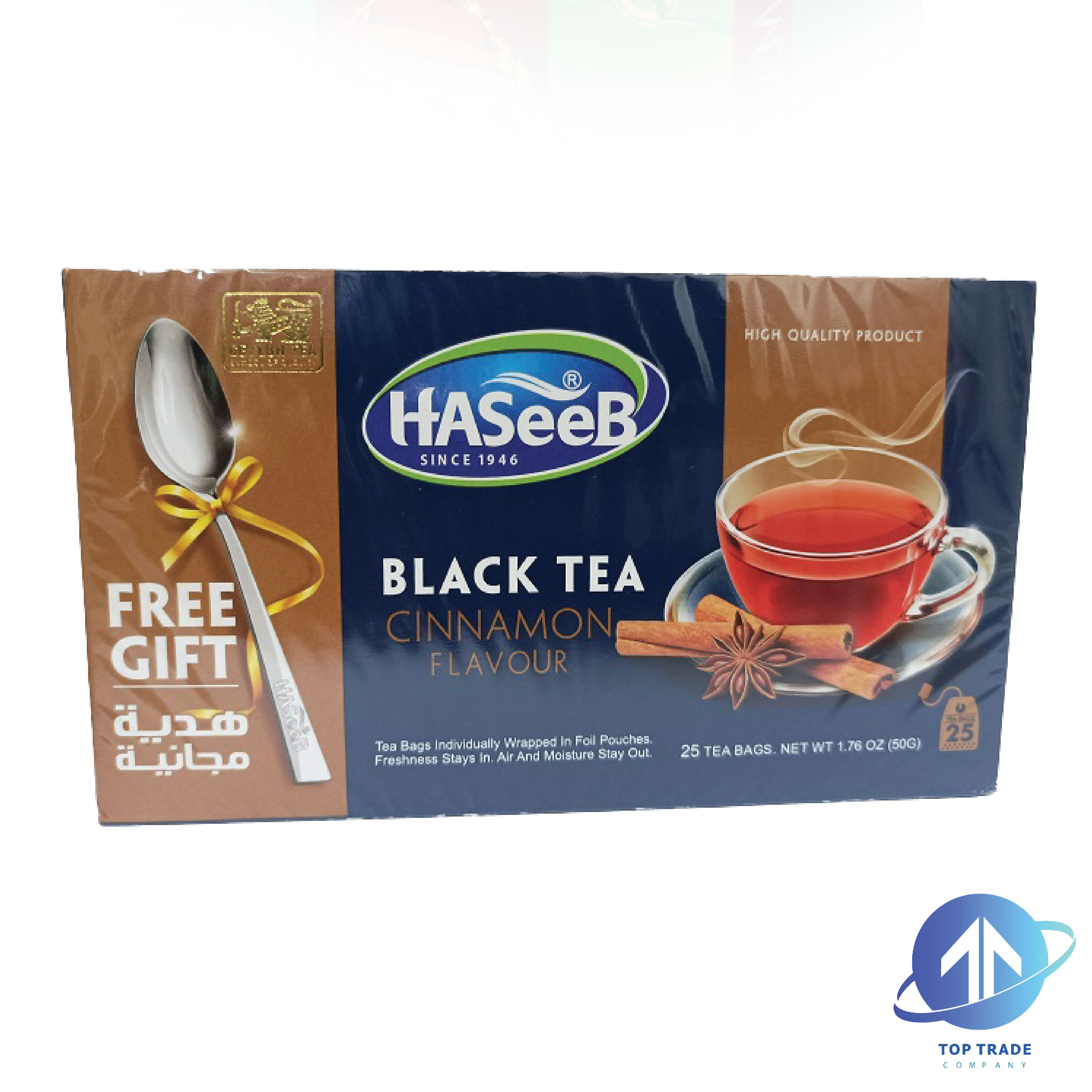 Haseeb Black Tea with Cinamon 50gr 