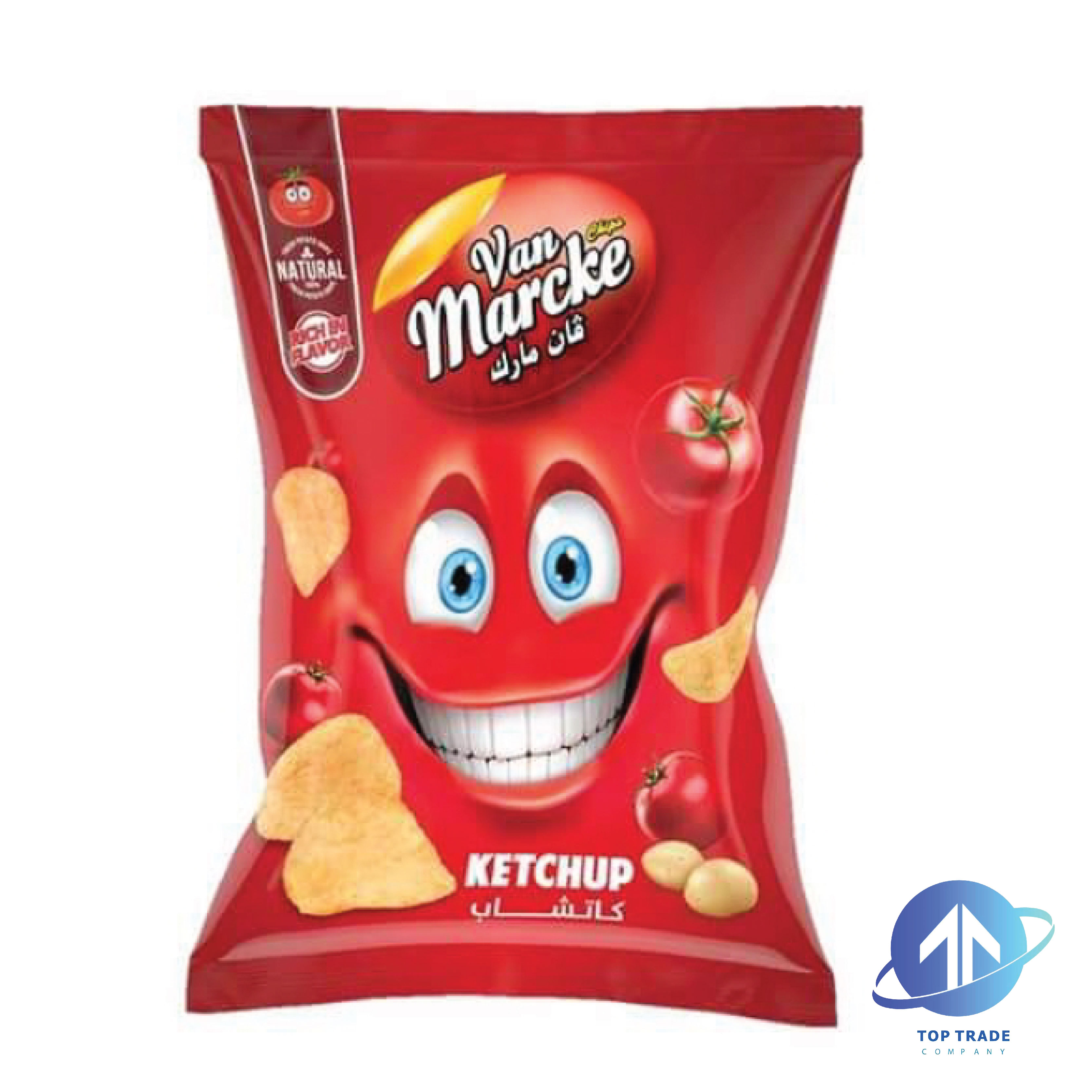 Van Marcke Chips Ketchup 90gr